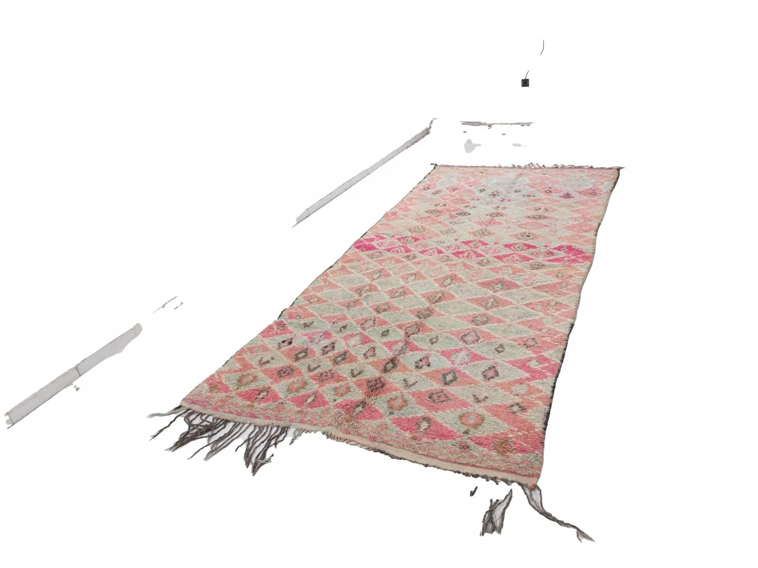 Marokkói Azilal Kelim Special Edition szőnyeg 350 x 150 cm