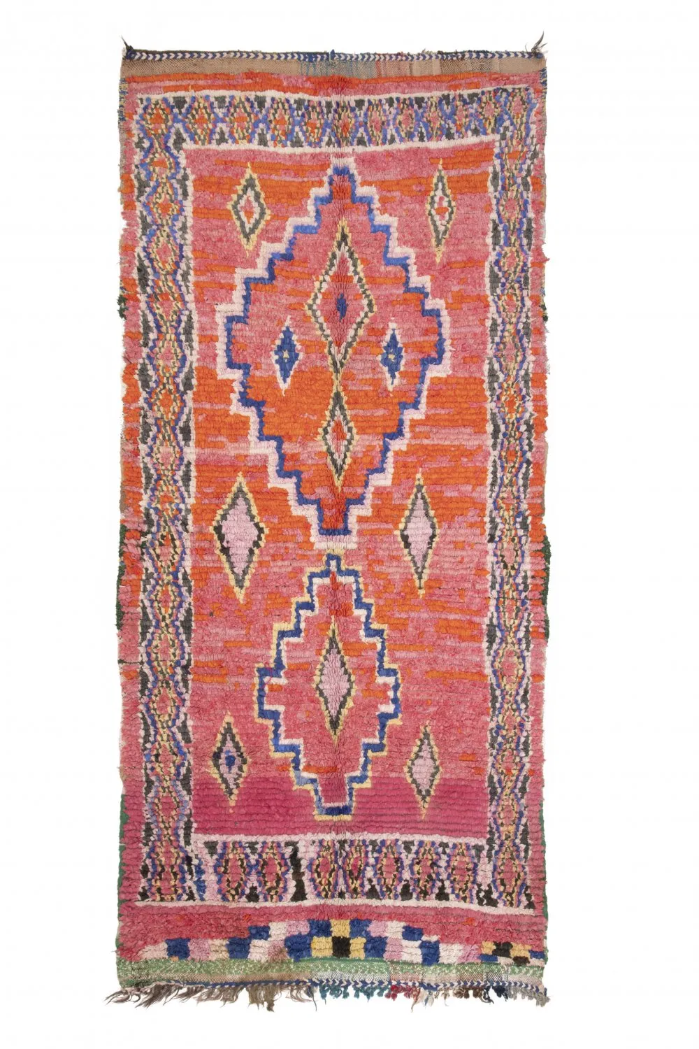 Marokkói Boucherouite szőnyeg 275 x 130 cm