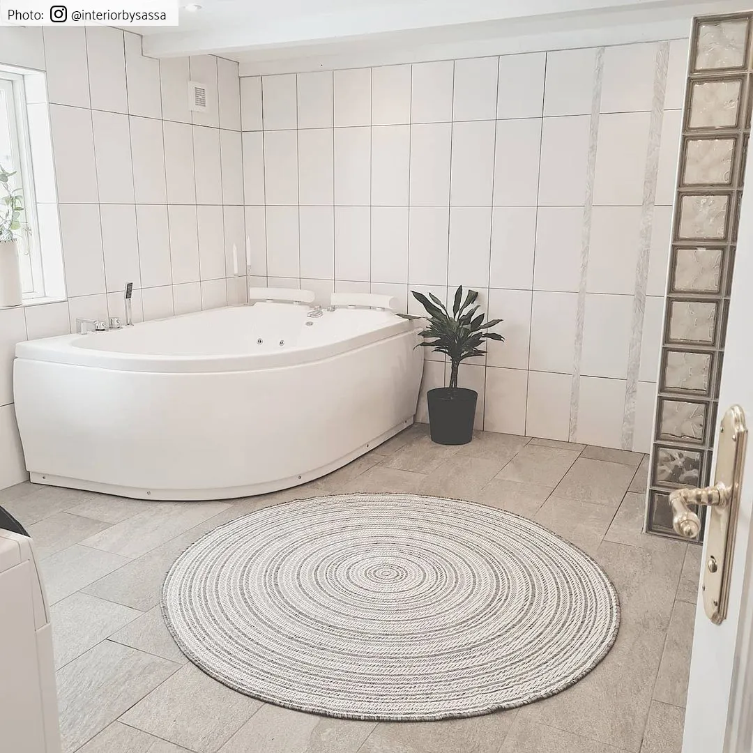 Kerek szőnyeg - Brussels Weave (szürke)