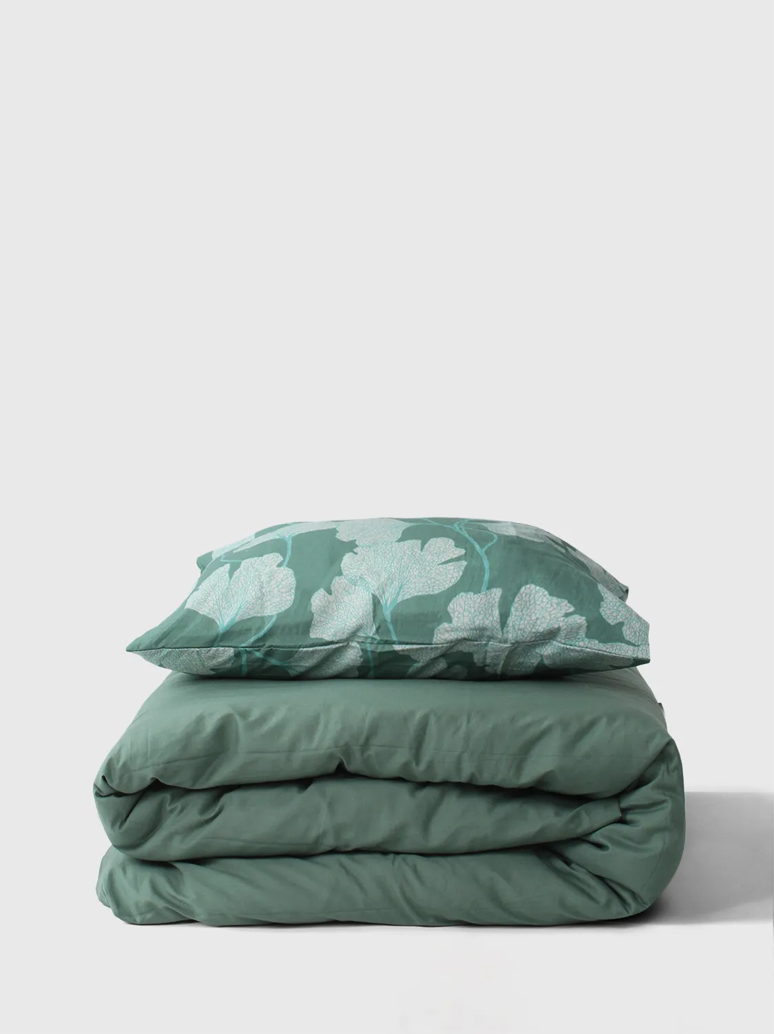 Ágyneműhuzat-set - Abril (sötétzöld)