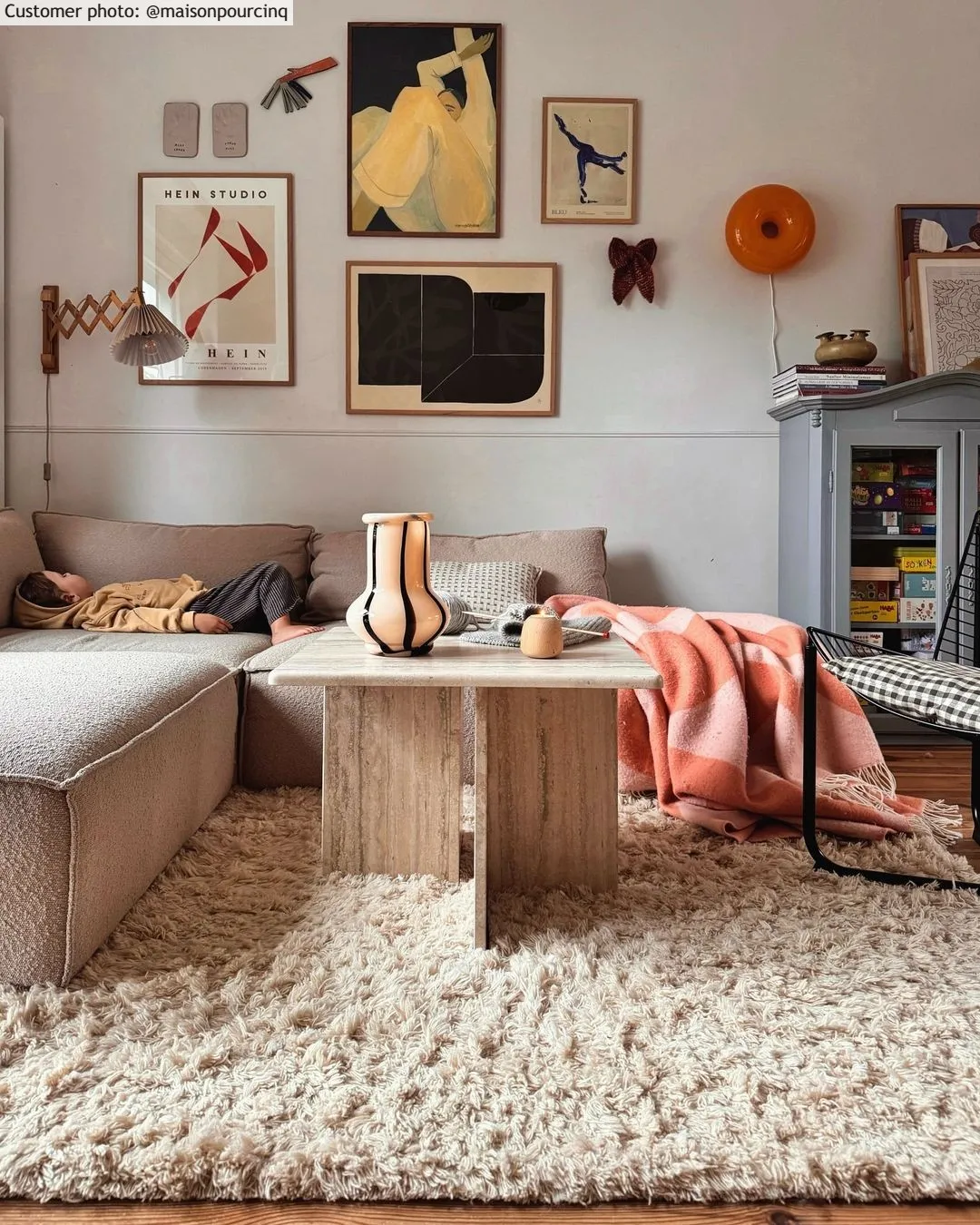 Gyapjúszőnyeg - Aliste Wool Shaggy (alabaster gleam)