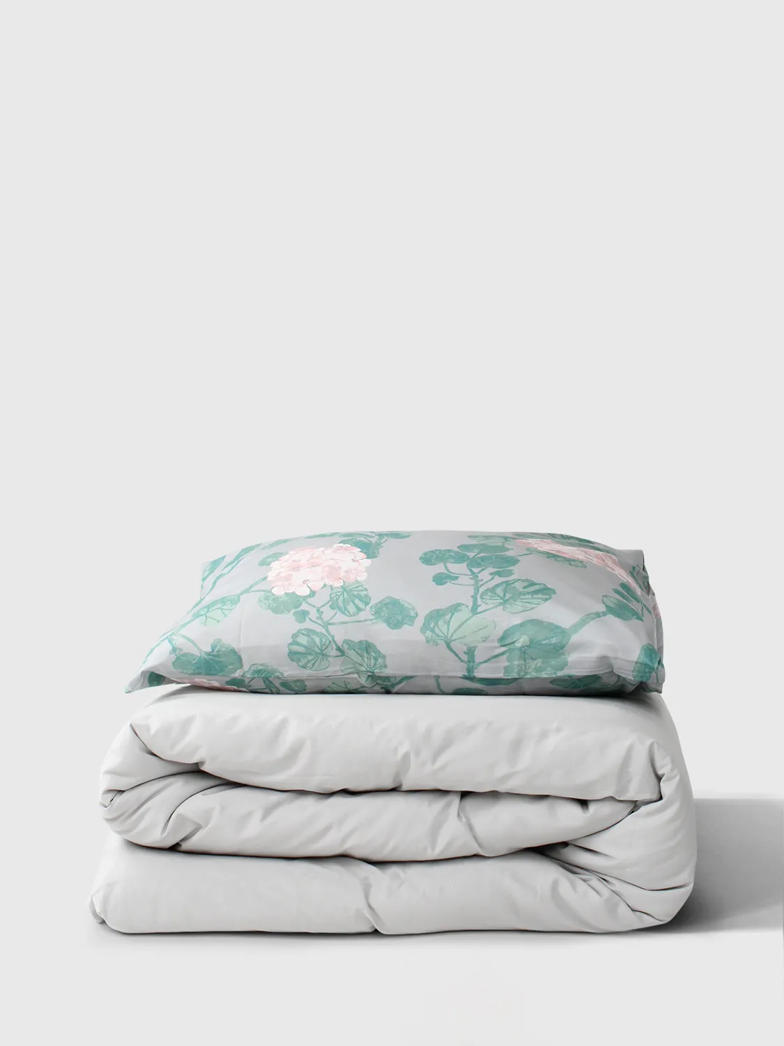 Ágyneműhuzat-set - Amara (szürke/rózsaszín)