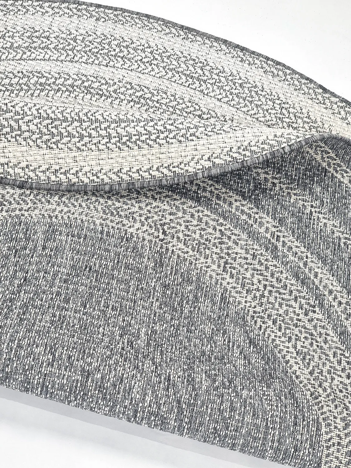 Kerek szőnyeg - Indoor/Outdoor Angus (szürke)