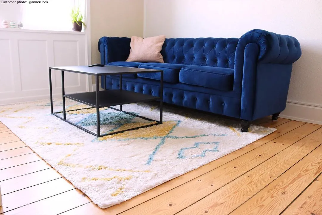 Shaggy szőnyeg - Merzouga (sárga)