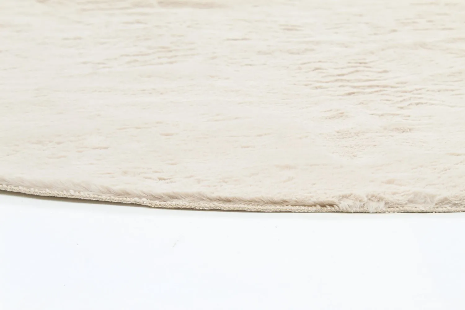 Kerek szőnyegek - Aranga Super Soft Fur (bézs)