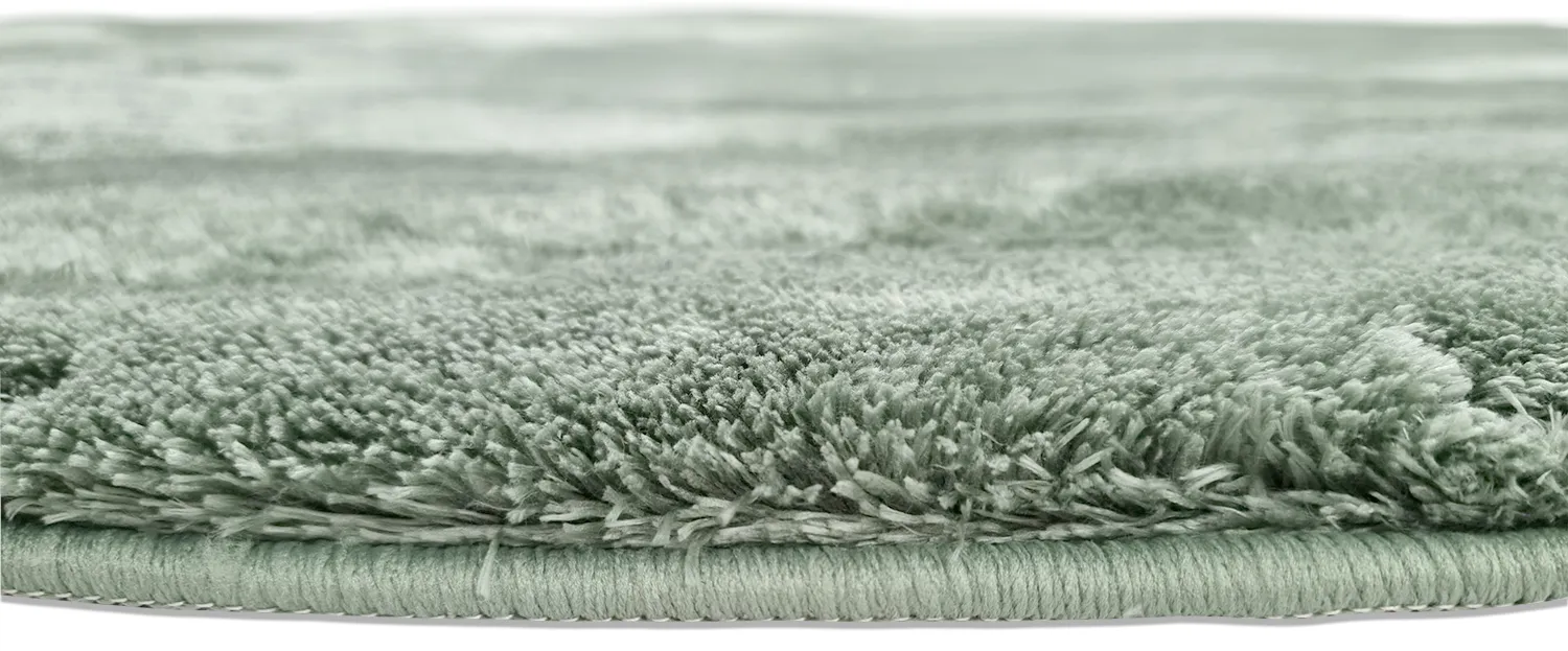 Kerek szőnyegek - Aranga Super Soft Fur (zöld)