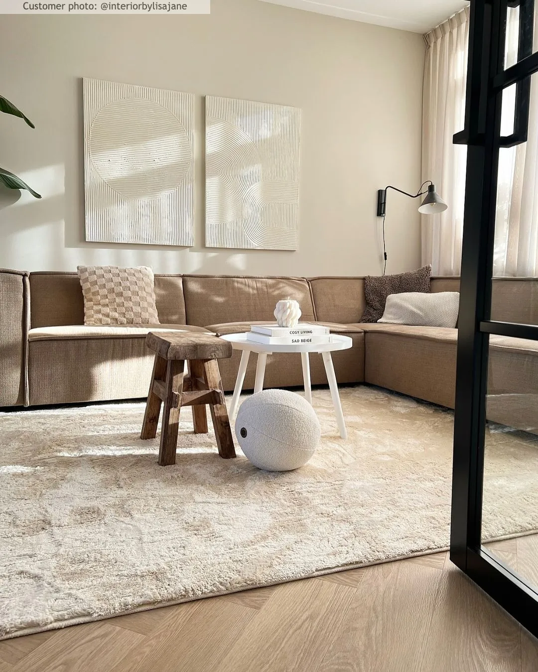 Shaggy szőnyeg - Aranga Super Soft Fur (bézs)