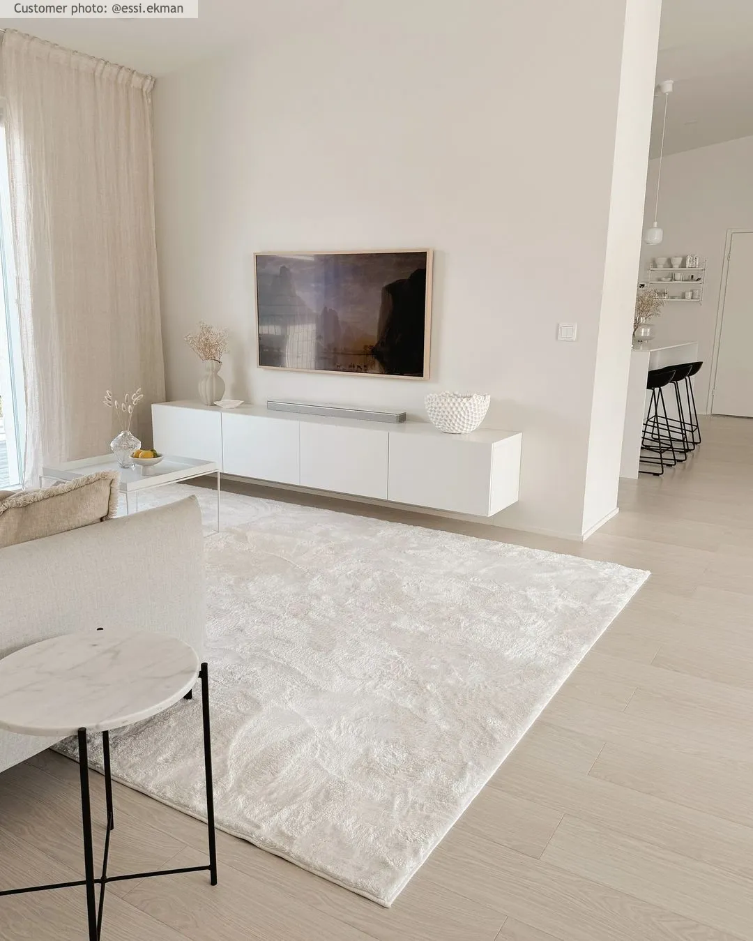 Shaggy szőnyeg - Aranga Super Soft Fur (fehér)