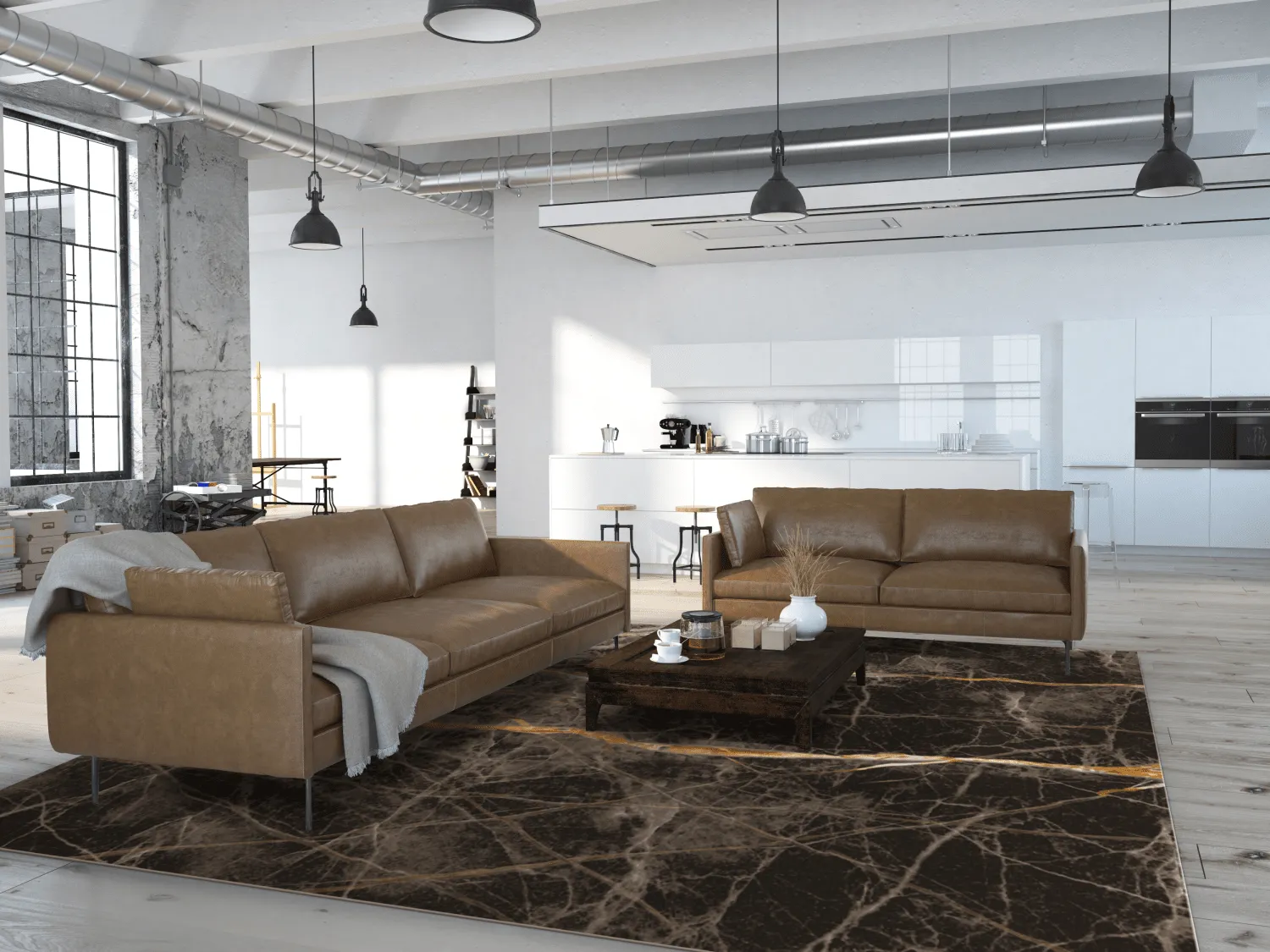 Wilton szőnyeg - Aris (fekete/arany)