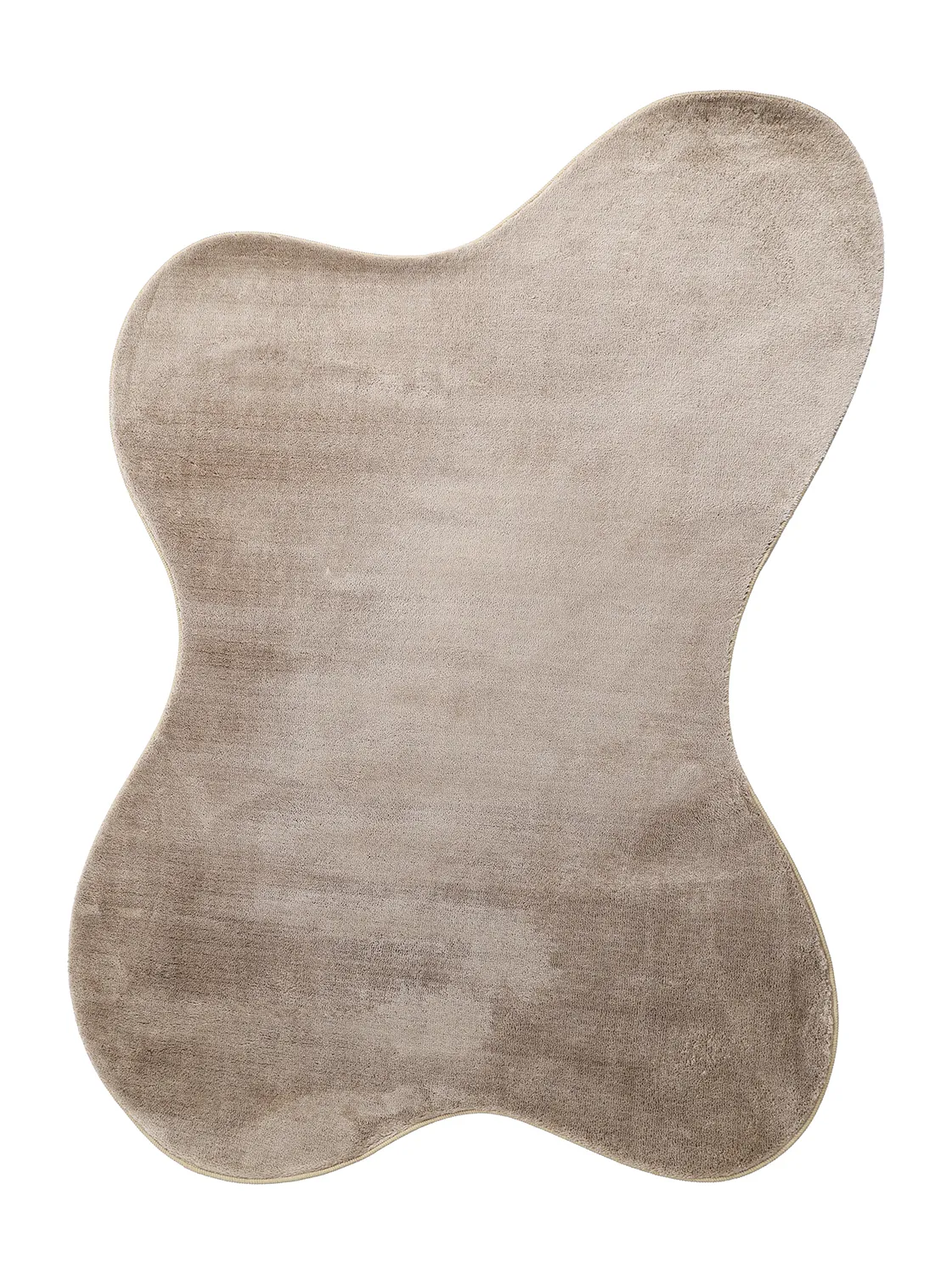 Aszimmetrikus Hullámos Shaggy Szőnyeg - Aranga Super Soft Fur (barna)