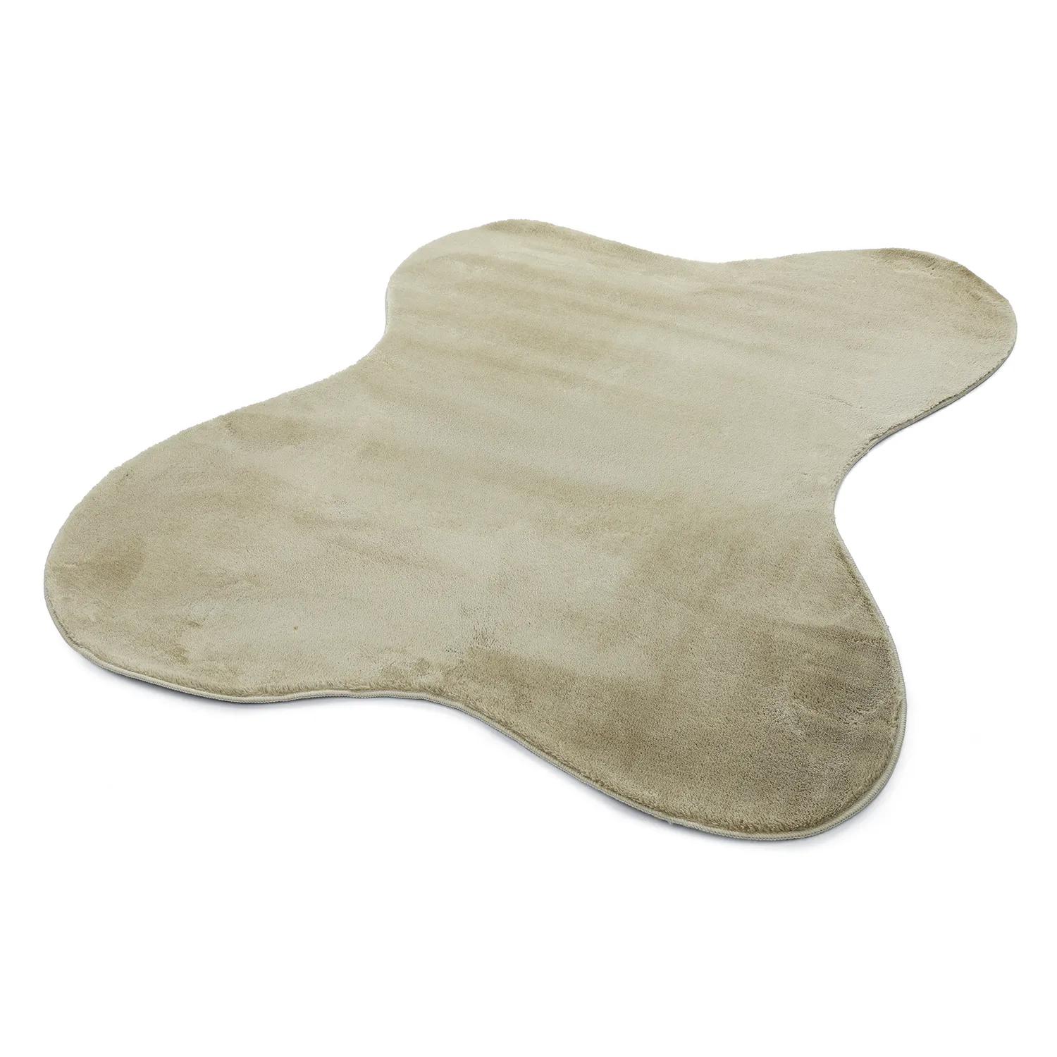 Aszimmetrikus Hullámos Shaggy Szőnyeg - Aranga Super Soft Fur (világoszöld)