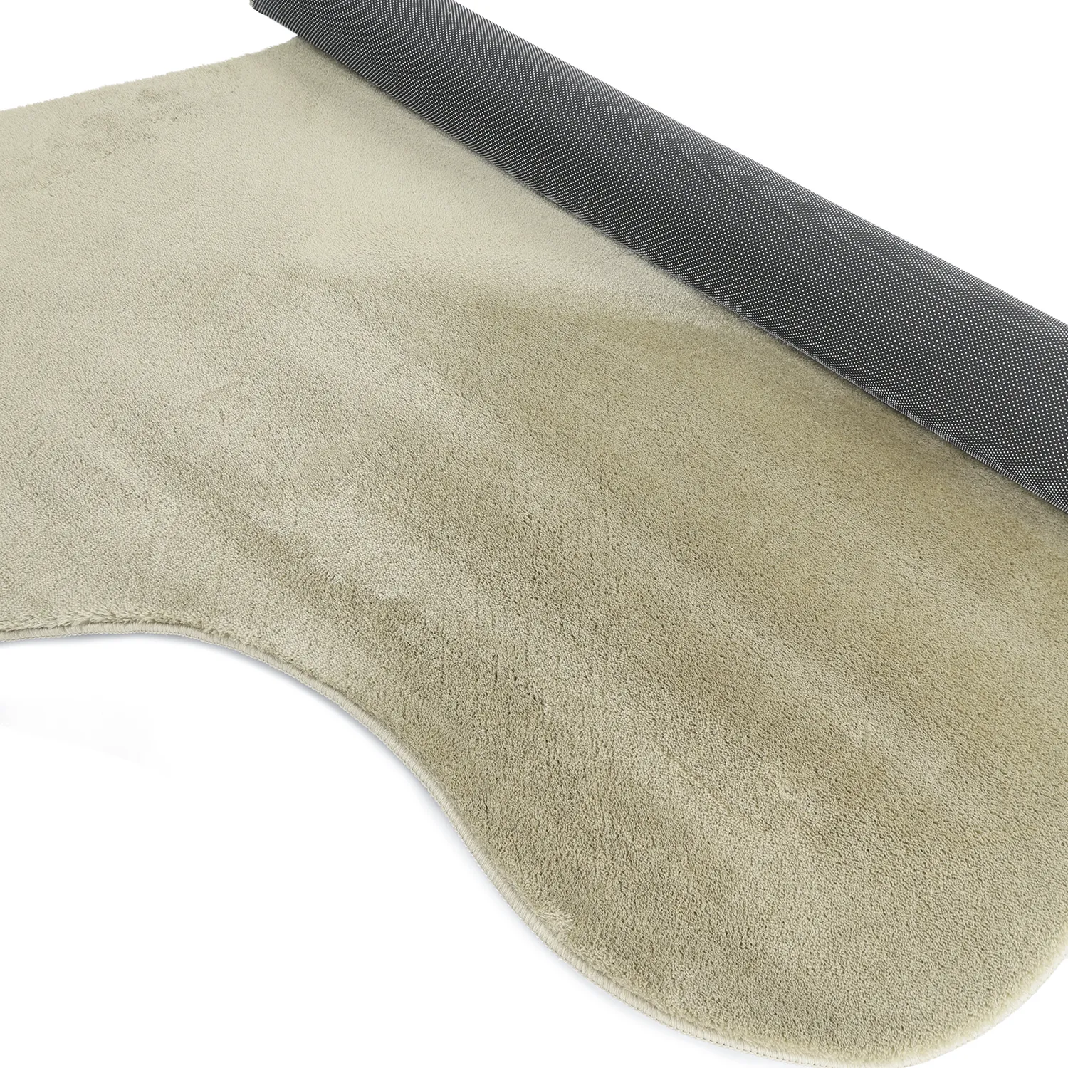 Aszimmetrikus Hullámos Shaggy Szőnyeg - Aranga Super Soft Fur (világoszöld)