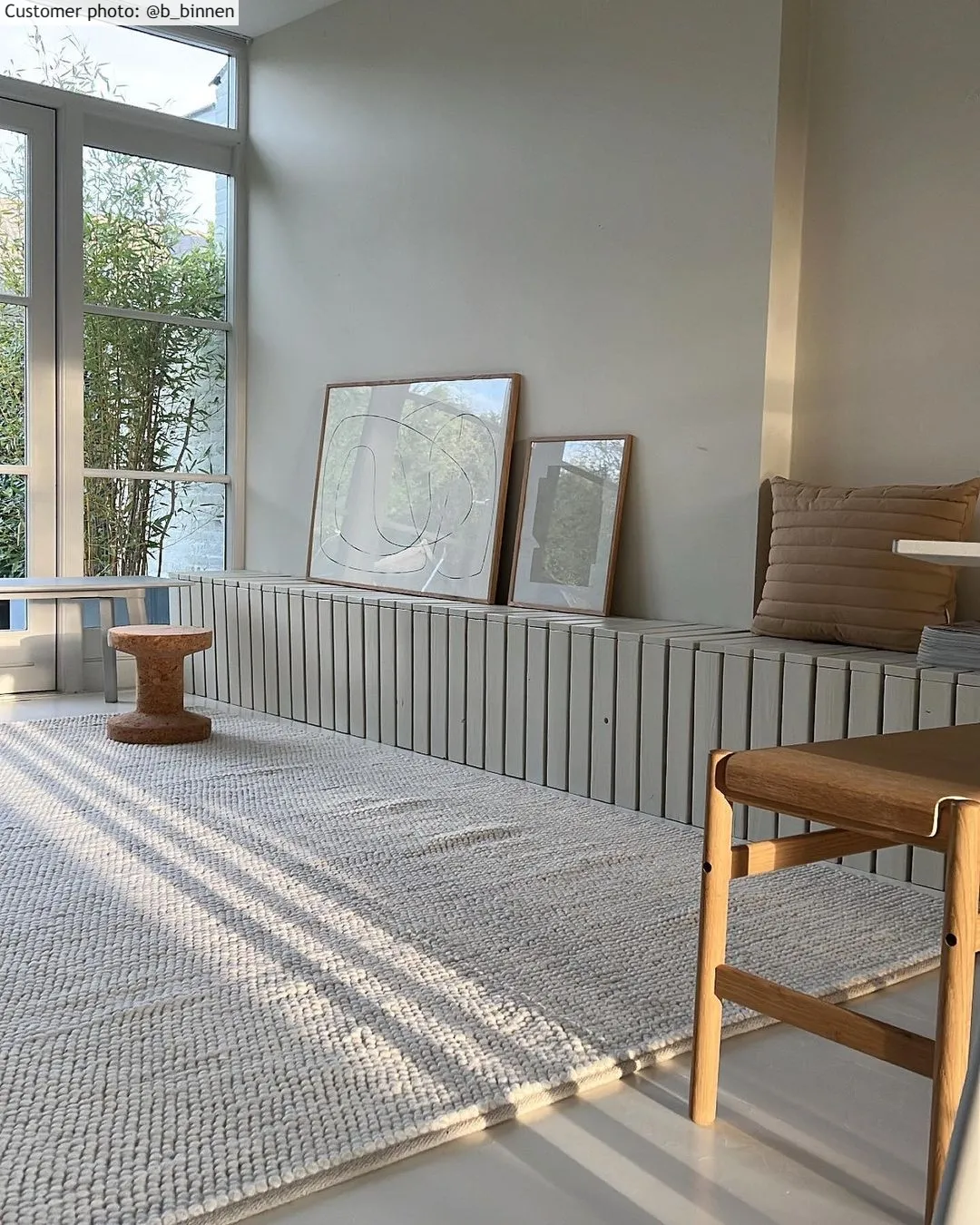 Gyapjúszőnyeg - Avafors Wool Bubble (bézs)