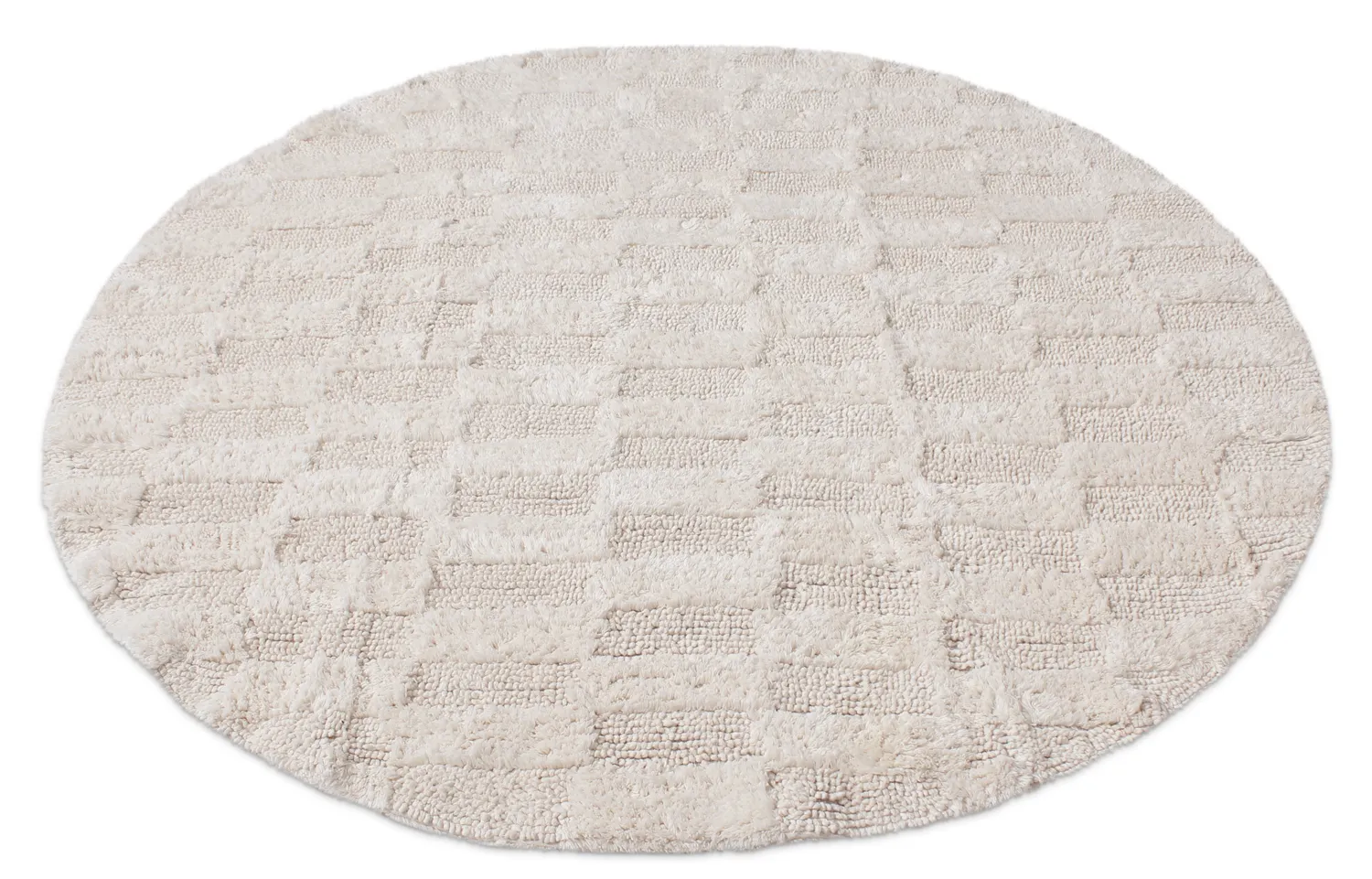 Kerek fürdőszobaszőnyeg - Bevin (piszkosfehér)