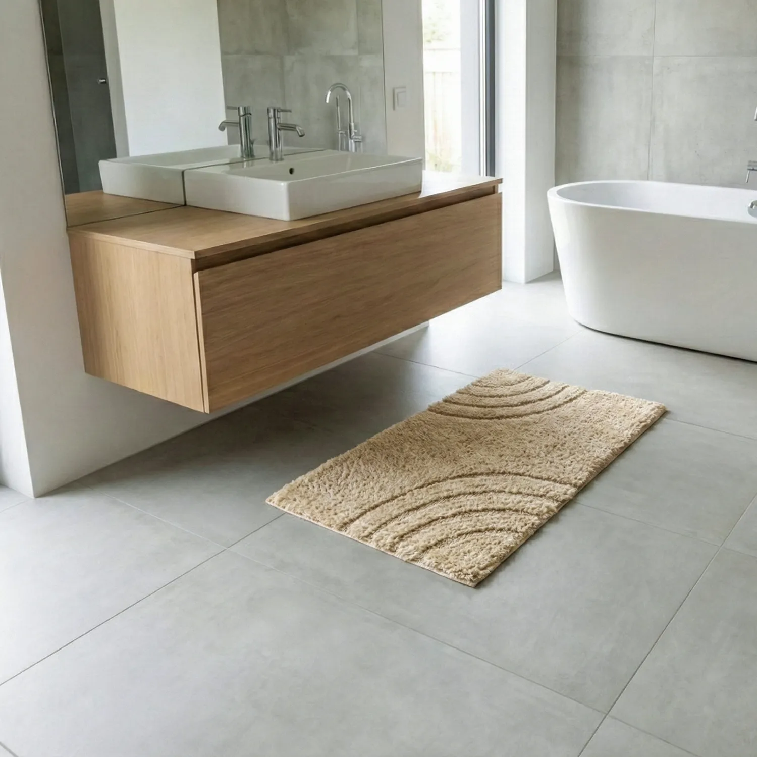 Fürdőszobaszőnyeg - Eliza (bézs)