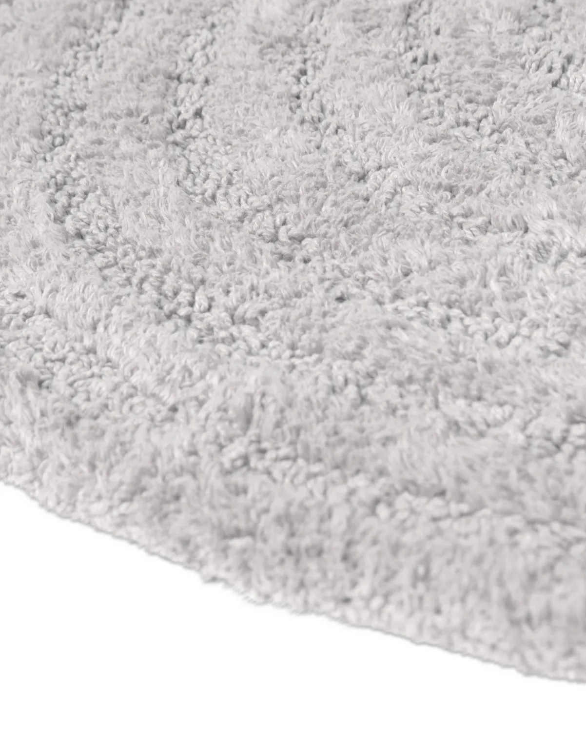 Kerek fürdőszobaszőnyeg - Embla (világos szürke)