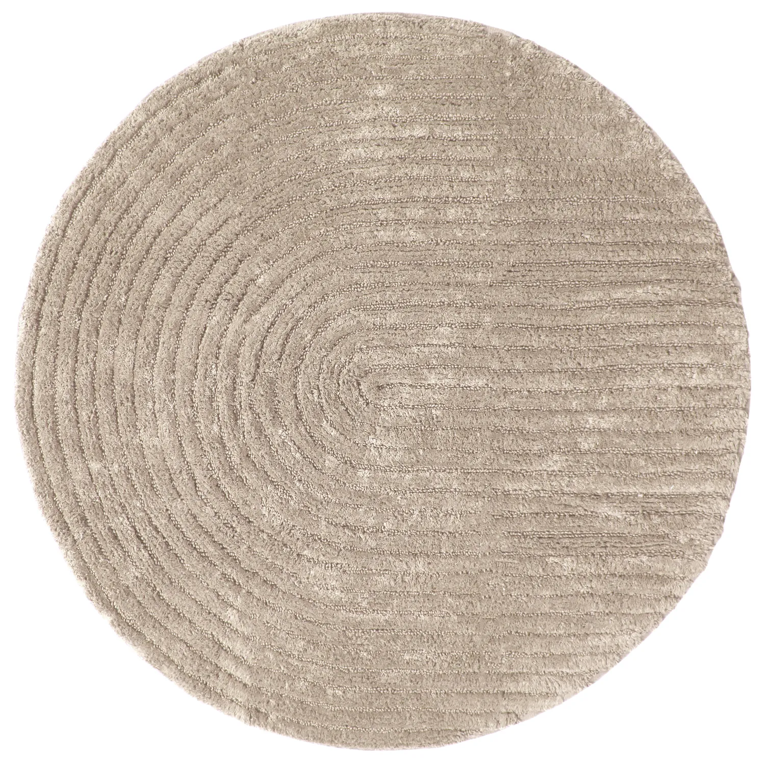 Kerek fürdőszobaszőnyeg - Evena (bézs)