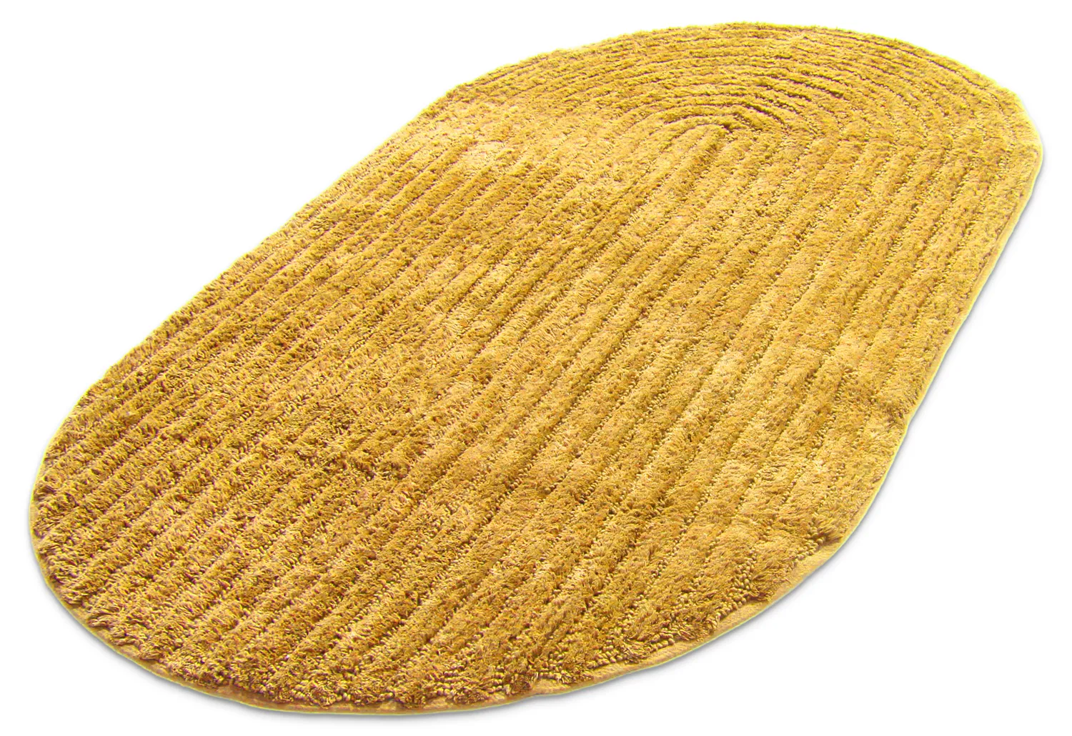 Ovális fürdőszobaszőnyeg - Evena (sárga)