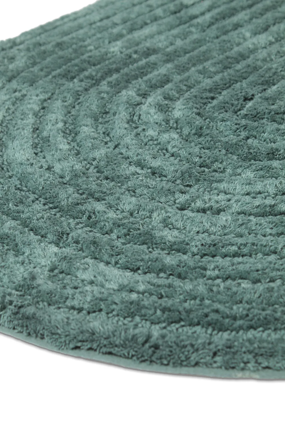 Ovális fürdőszobaszőnyeg - Evena (sötétzöld)