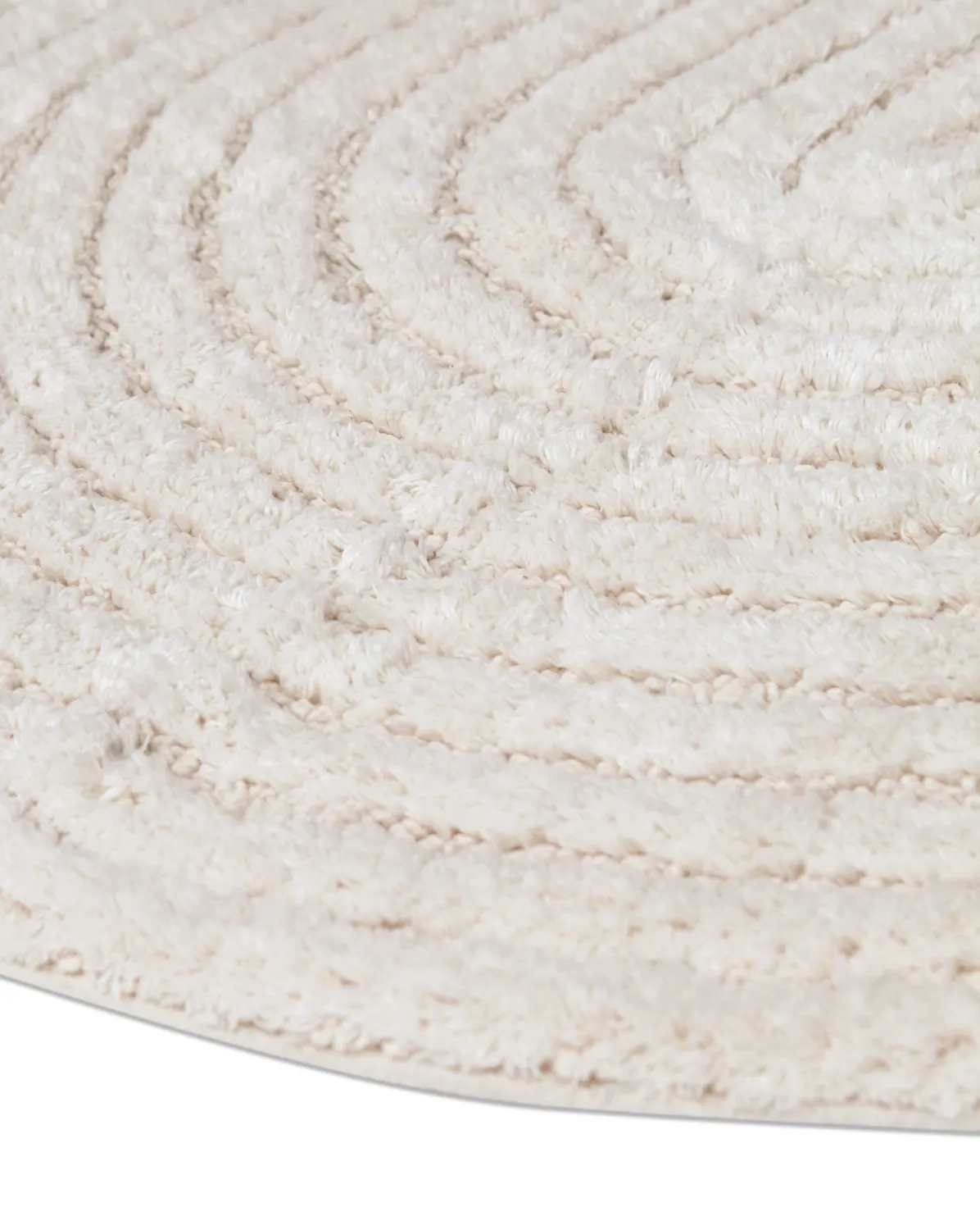 Kerek fürdőszobaszőnyeg - Evena (piszkosfehér)