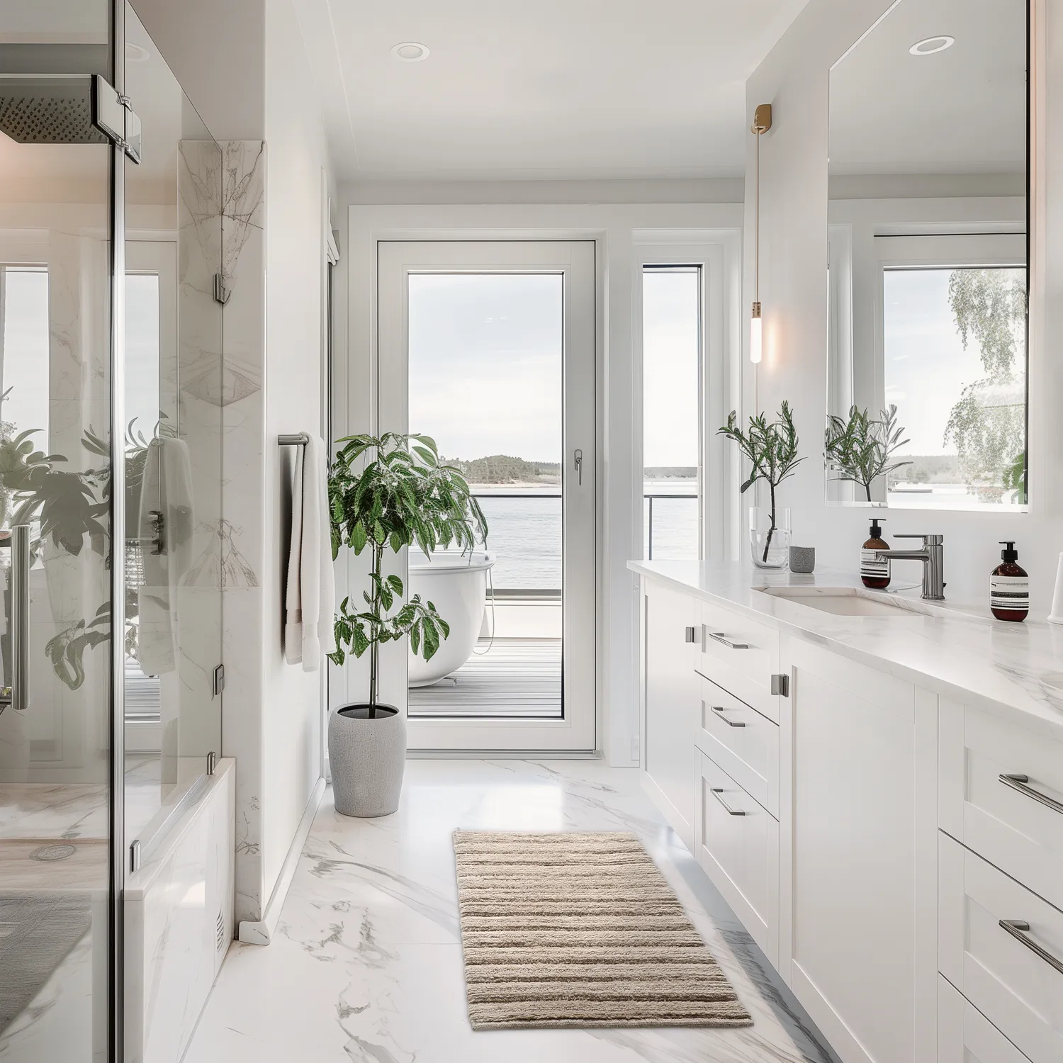 Fürdőszobaszőnyeg - Franny (bézs)