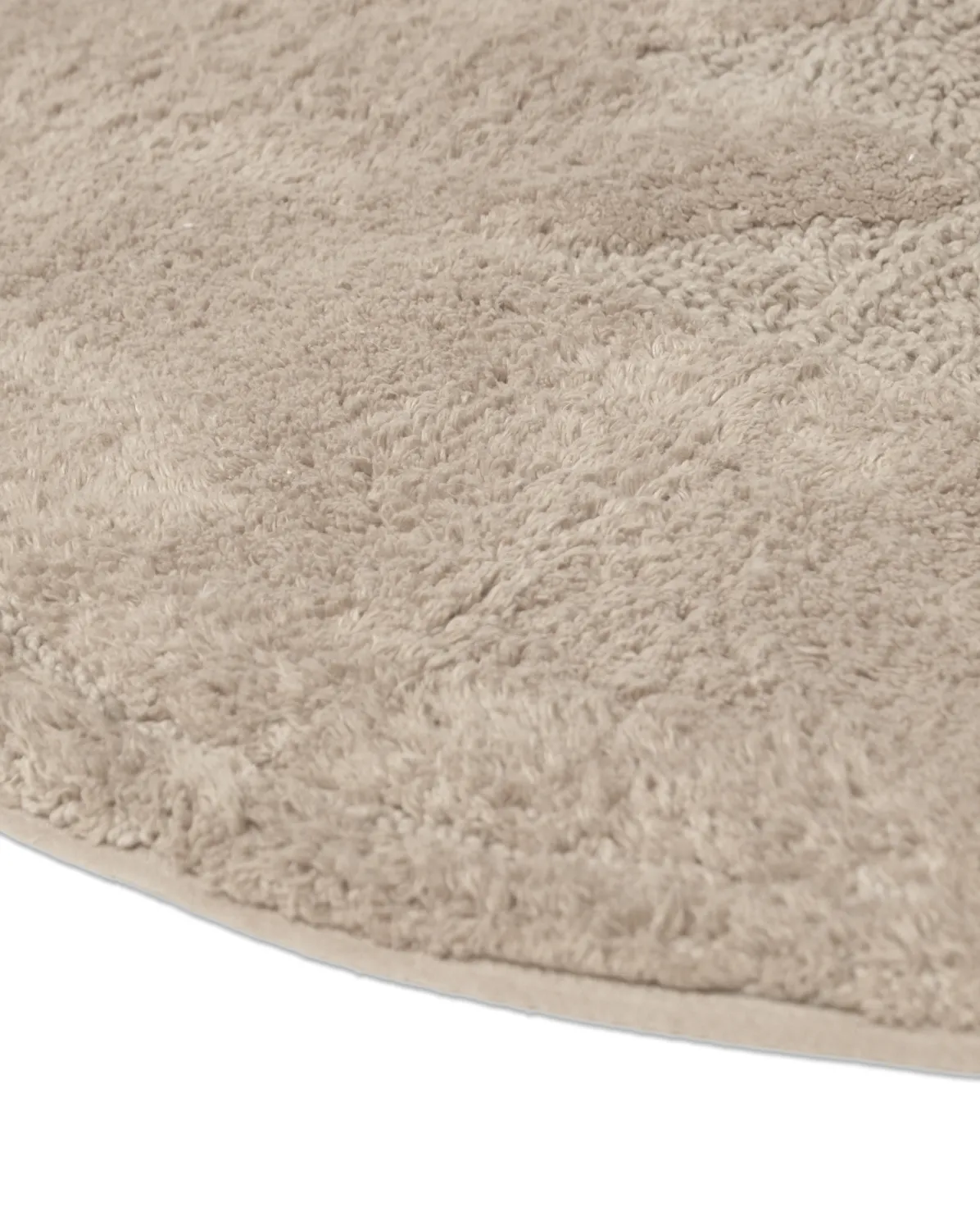 Kerek fürdőszobaszőnyeg - Gertie (bézs)