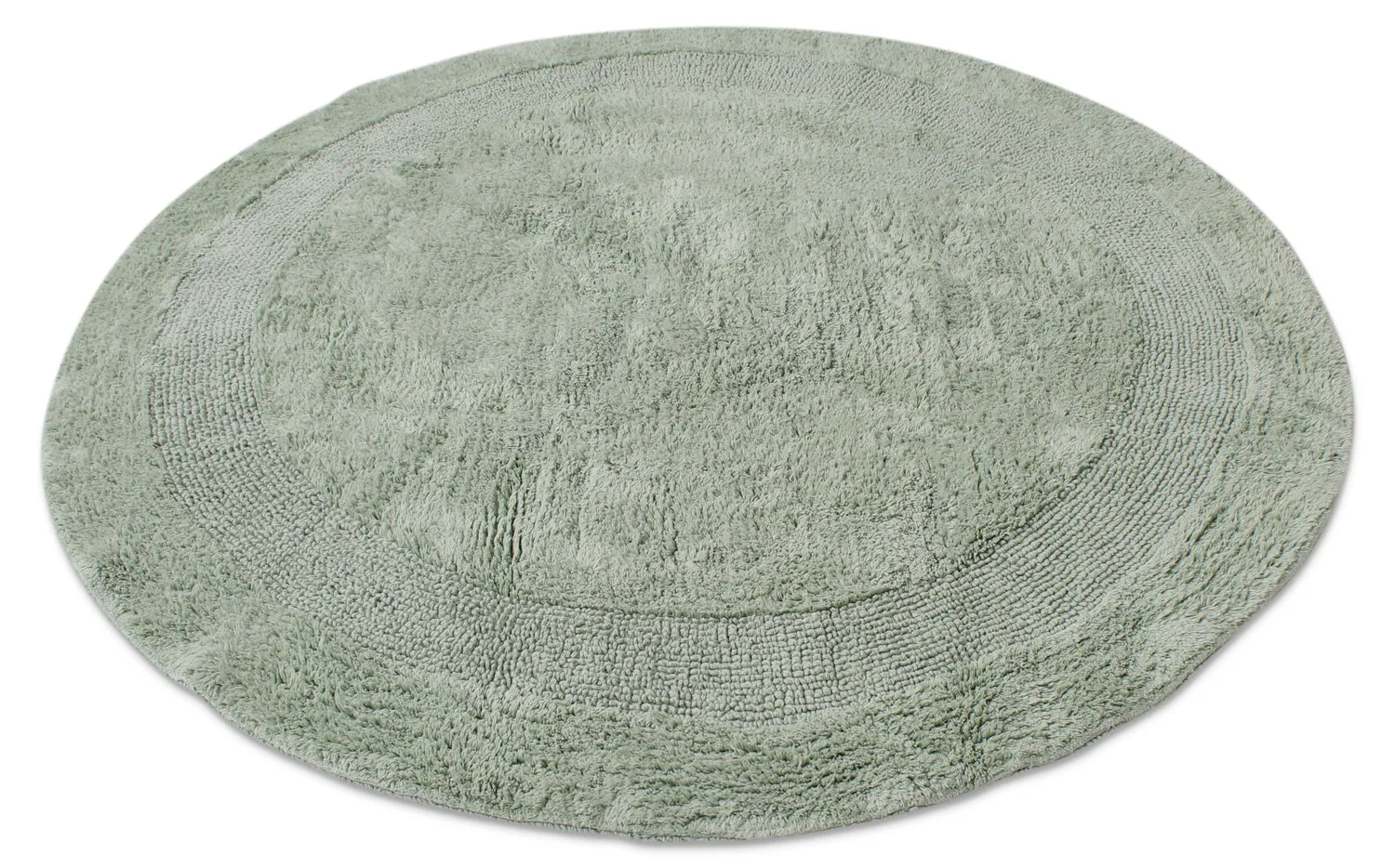 Kerek fürdőszobaszőnyeg - Nila (világos zöld)
