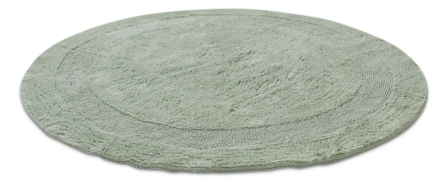 Kerek fürdőszobaszőnyeg - Nila (világos zöld)