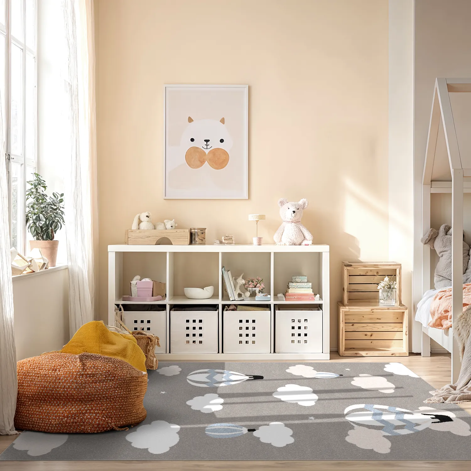 Gyermek szőnyeg - Atlas Teddybear (rosa)