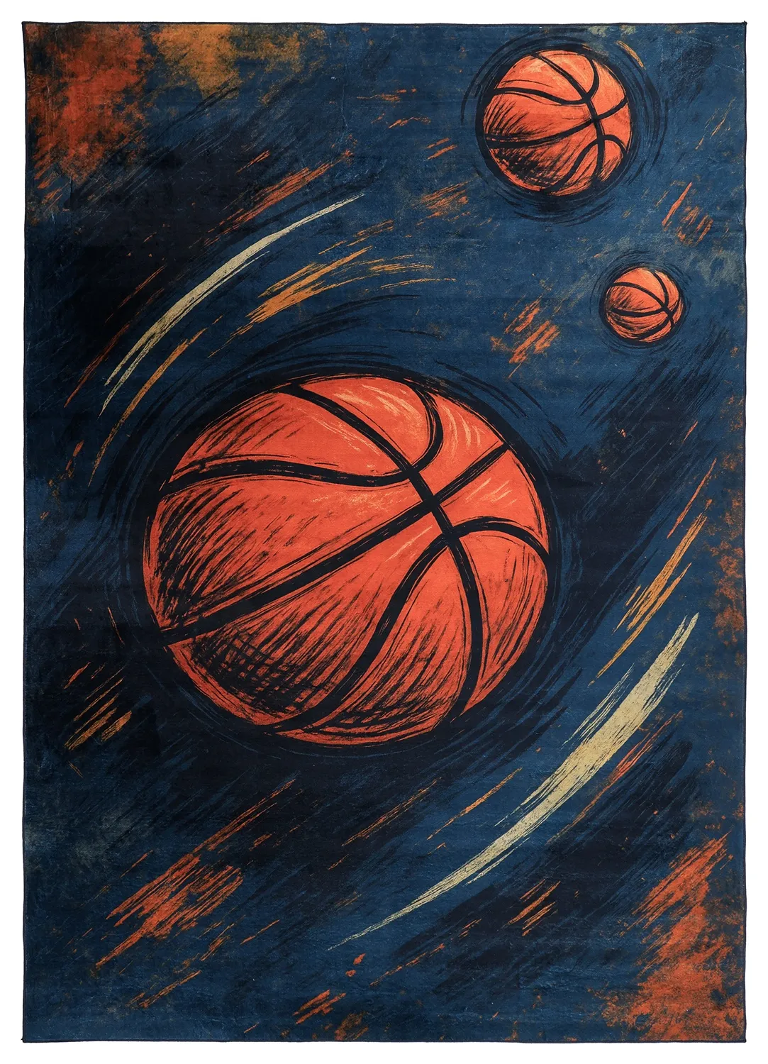 Gyerekszőnyeg - Basketball (kék)