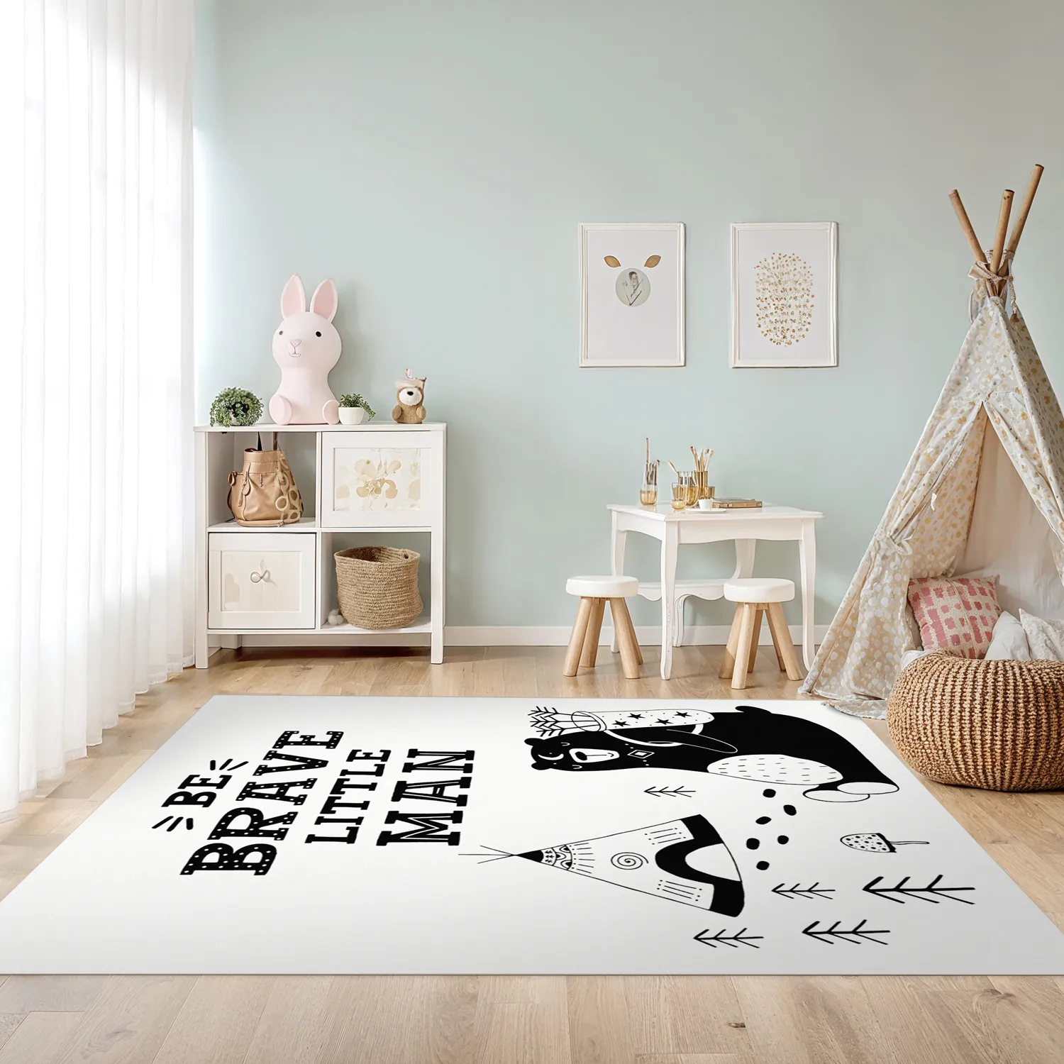 Gyermek szőnyeg - Atlas Teddybear (rosa)