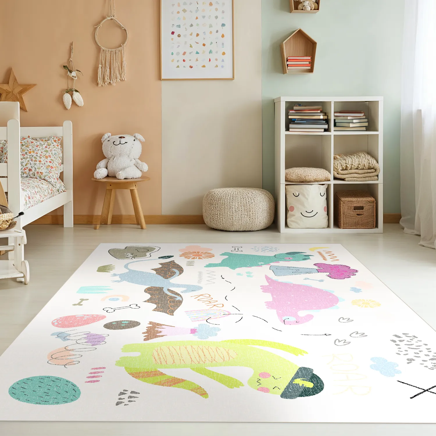 Gyermek szőnyeg - Dino (multi)