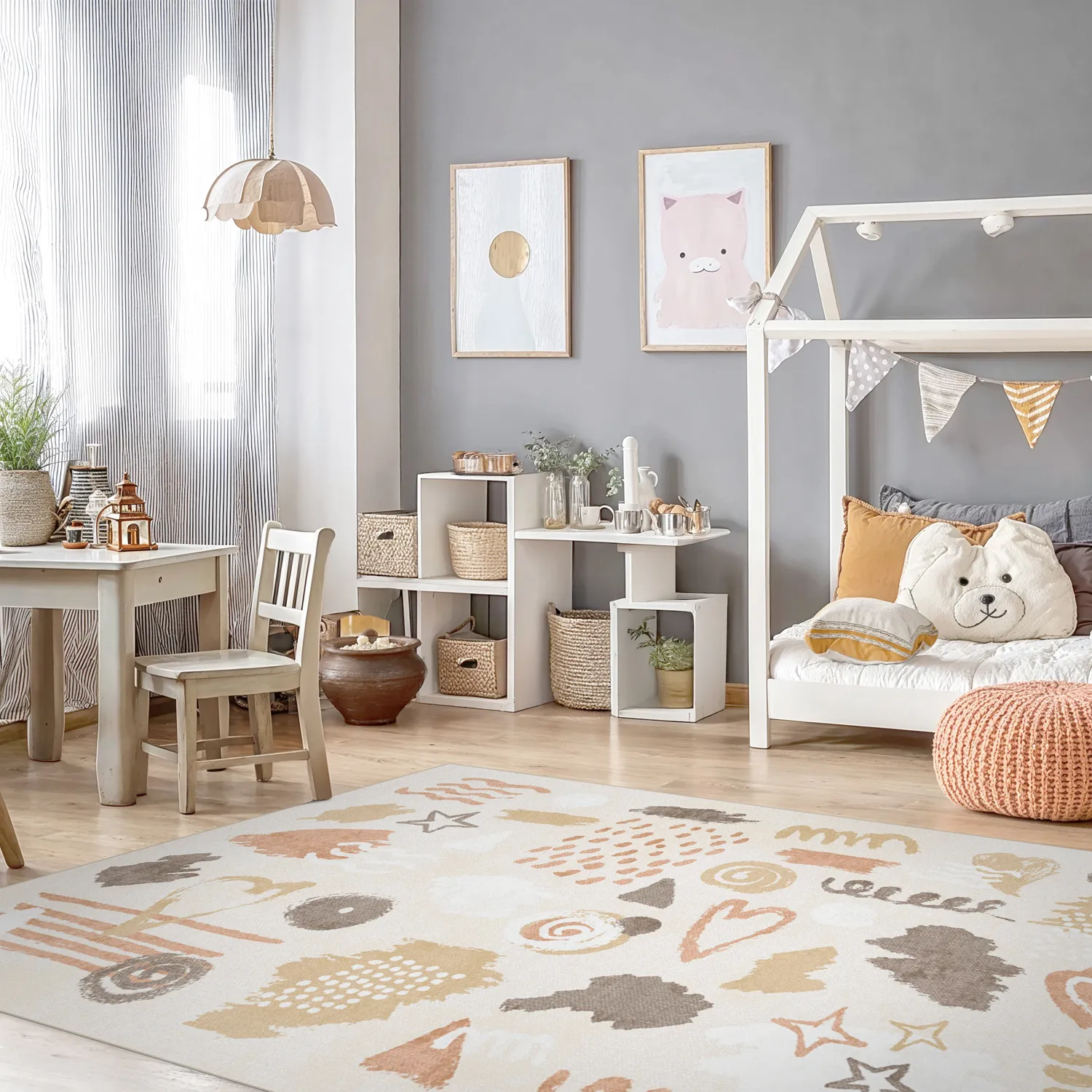 Gyermek szőnyeg - Ethel (rózsaszín)