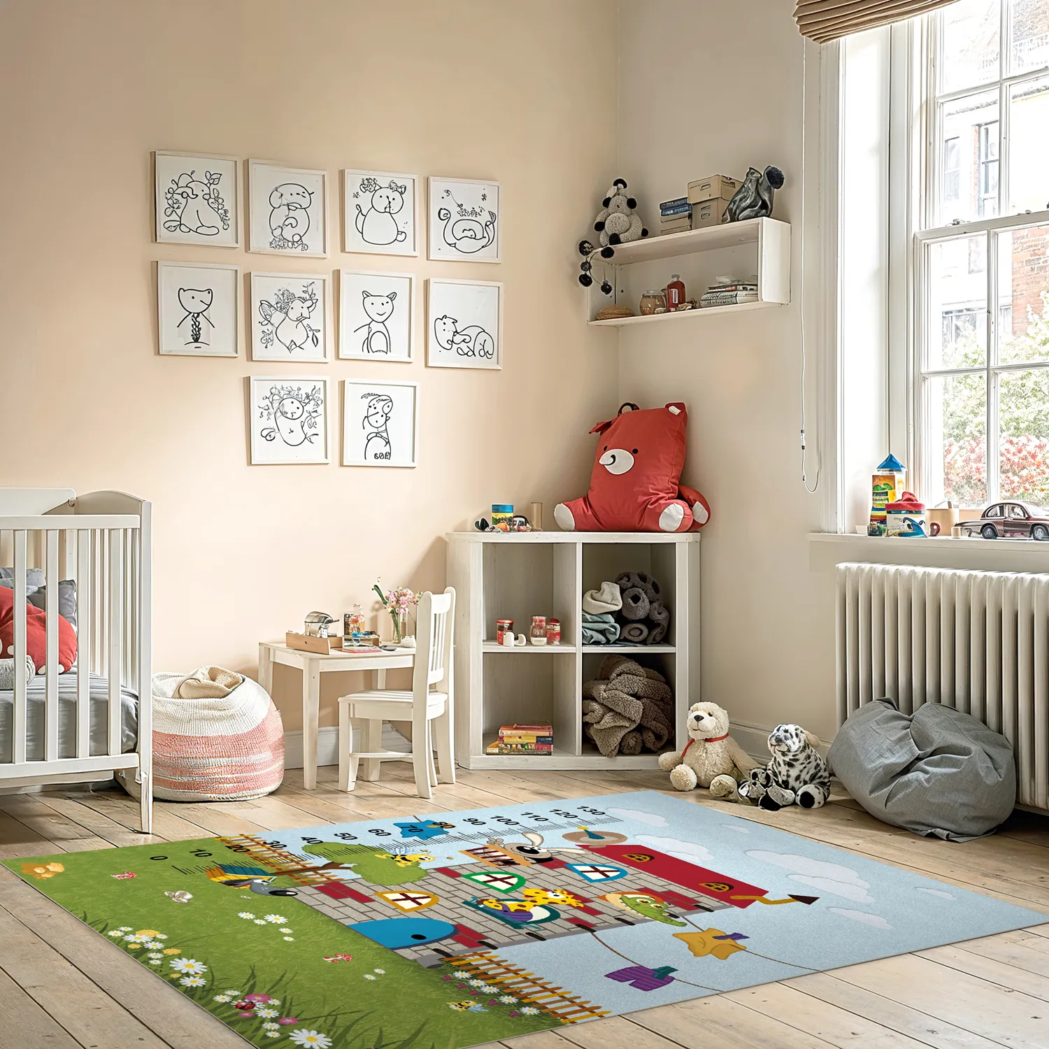 Gyermek szőnyeg - Atlas Teddybear (rosa)