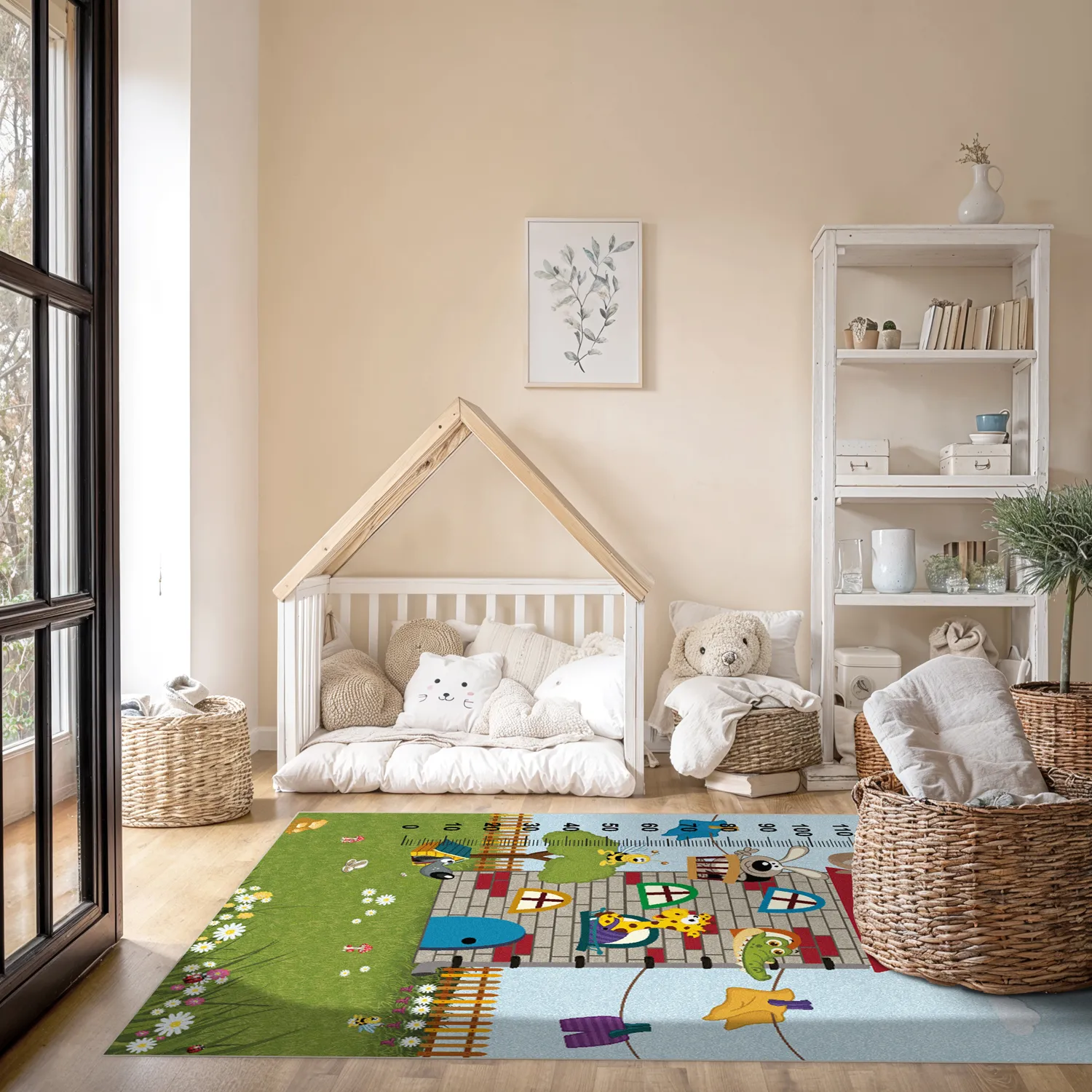 Gyermek szőnyeg - Atlas Teddybear (rosa)