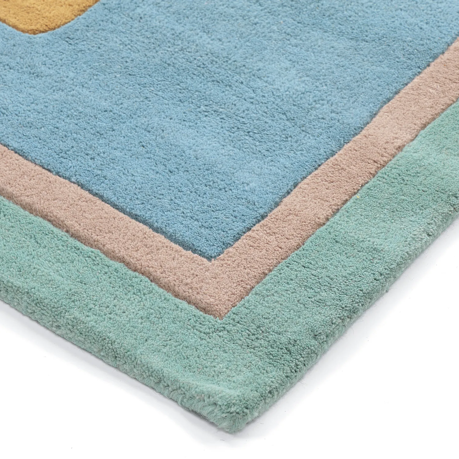 Gyerekszőnyeg - Giraffe Hand Tufted Wool Premium (világoskék/multi)