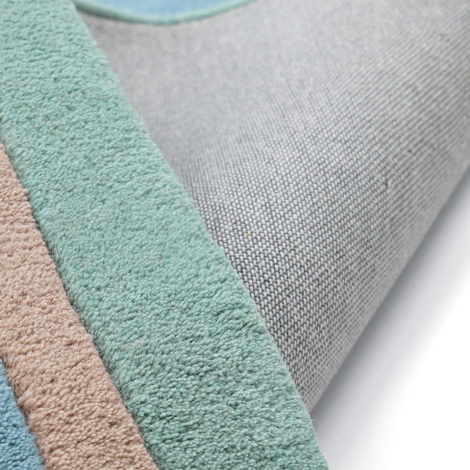 Gyerekszőnyeg - Giraffe Hand Tufted Wool Premium (világoskék/multi)