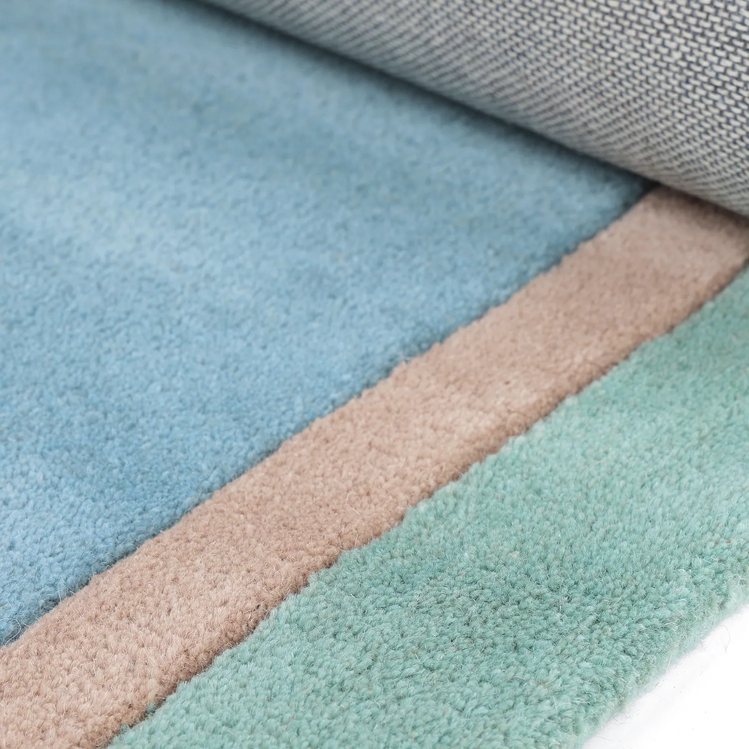 Gyerekszőnyeg - Giraffe Hand Tufted Wool Premium (világoskék/multi)