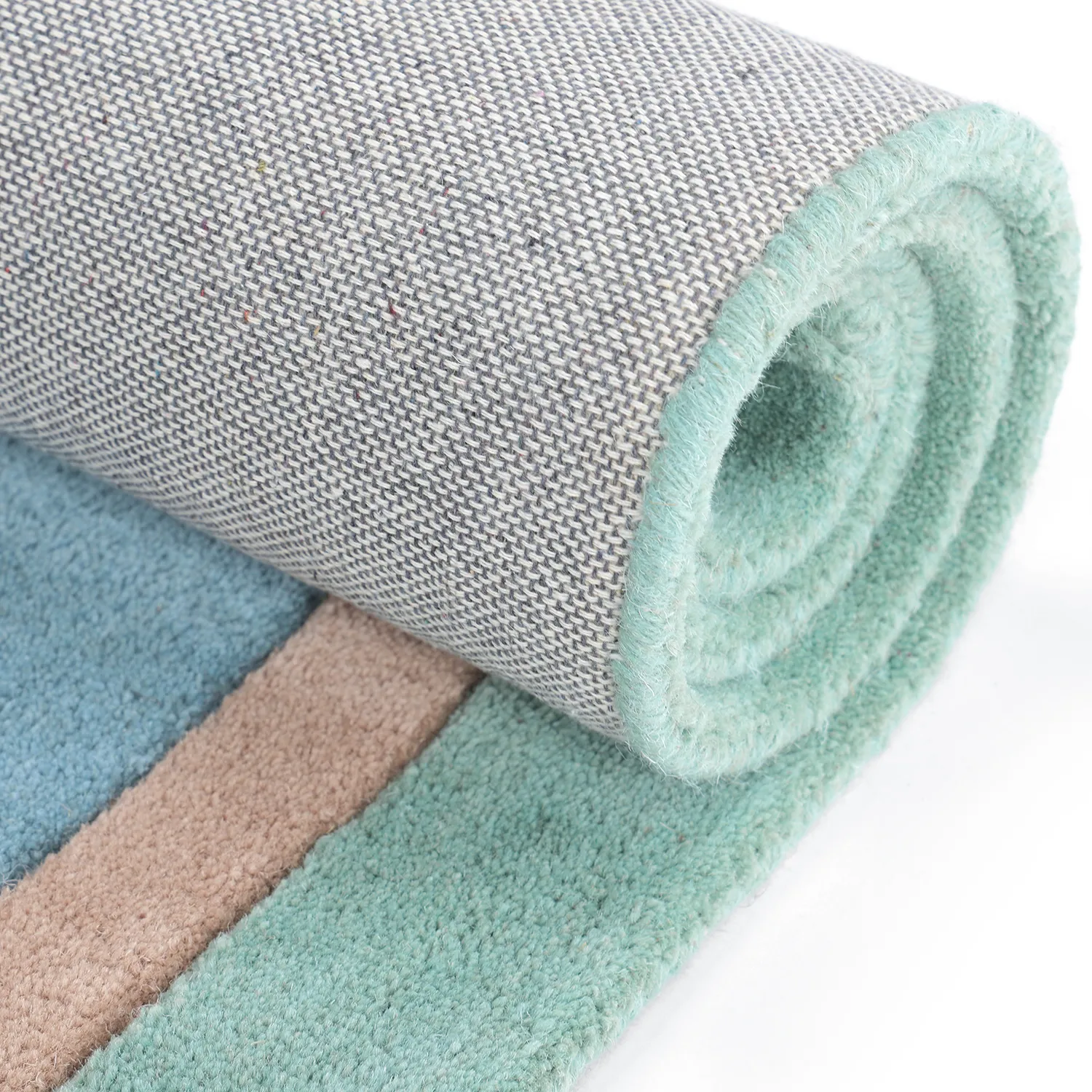Gyerekszőnyeg - Giraffe Hand Tufted Wool Premium (világoskék/multi)