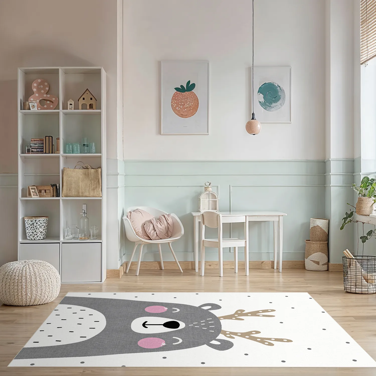 Gyermek szőnyeg - Atlas Teddybear (rosa)
