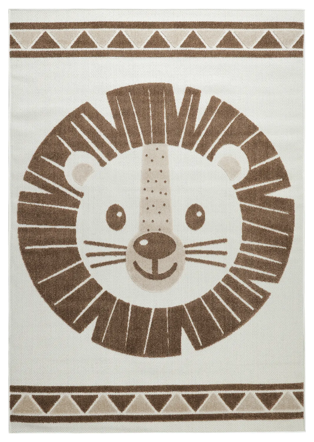 Gyerekszőnyeg - Kind Lion (krém/barna)