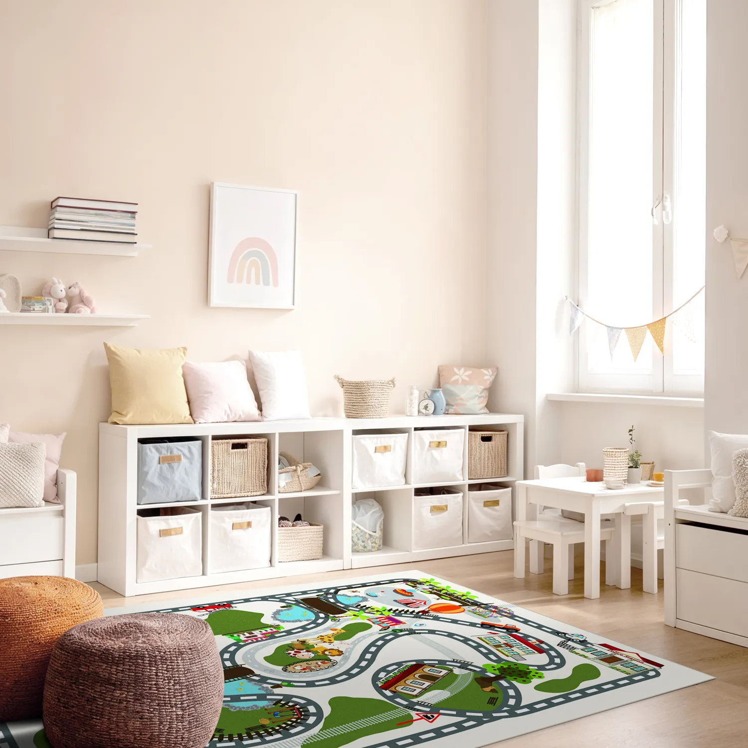 Gyermek szőnyeg - Atlas Teddybear (rosa)