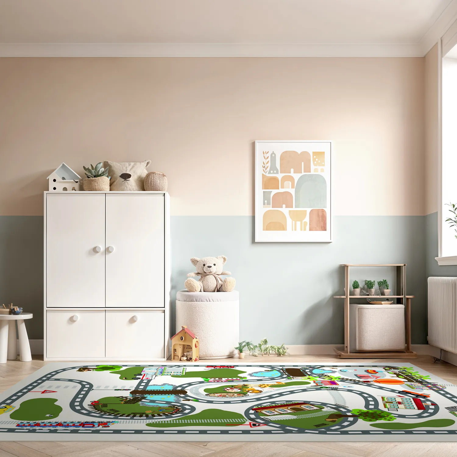 Gyermek szőnyeg - Atlas Teddybear (rosa)