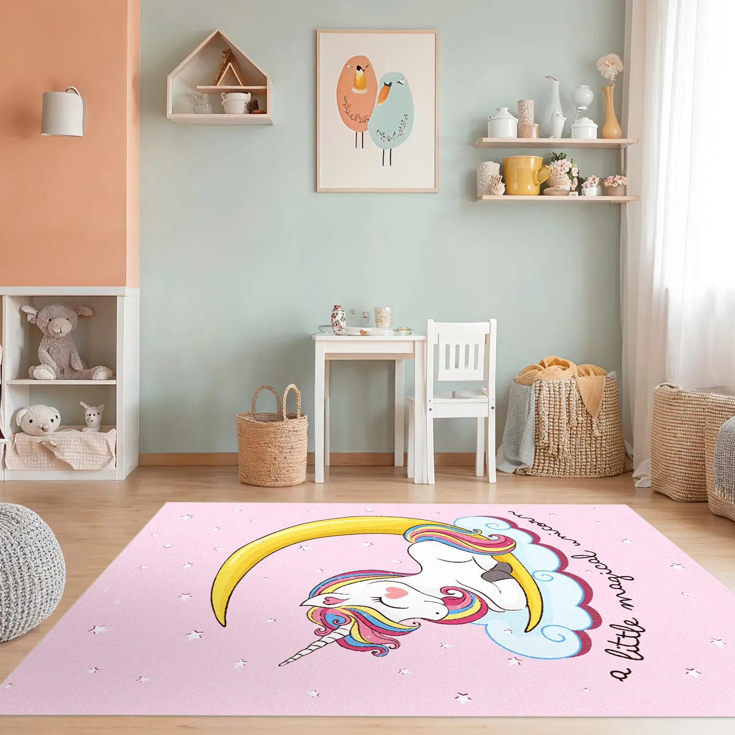 Gyermek szőnyeg - Atlas Teddybear (rosa)