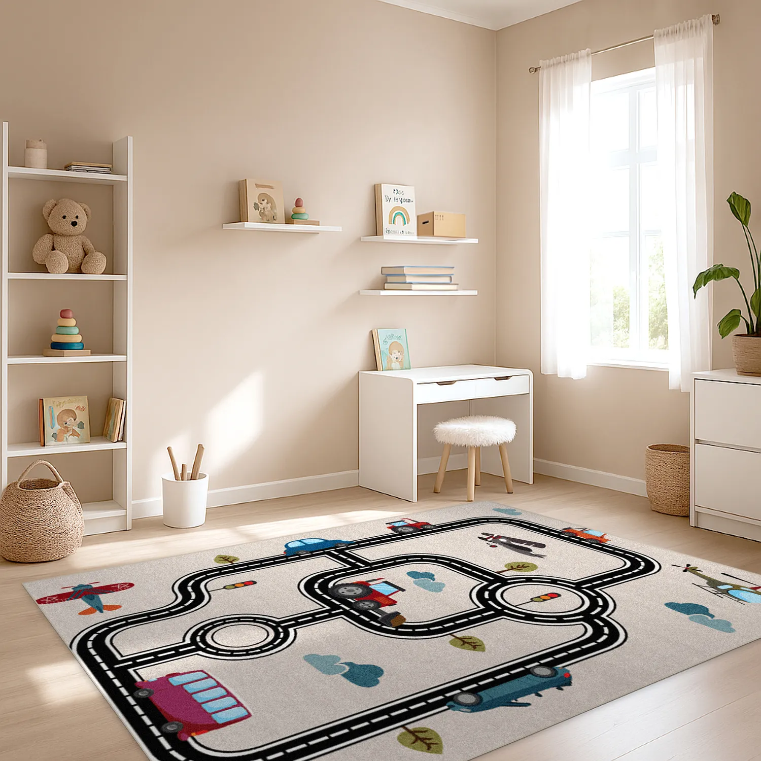 Gyermek szőnyeg - Atlas Teddybear (rosa)