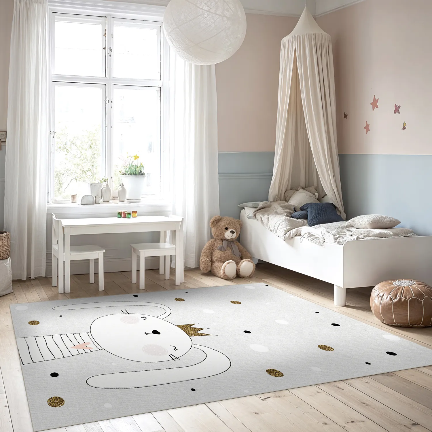 Gyermek szőnyeg - Atlas Teddybear (rosa)