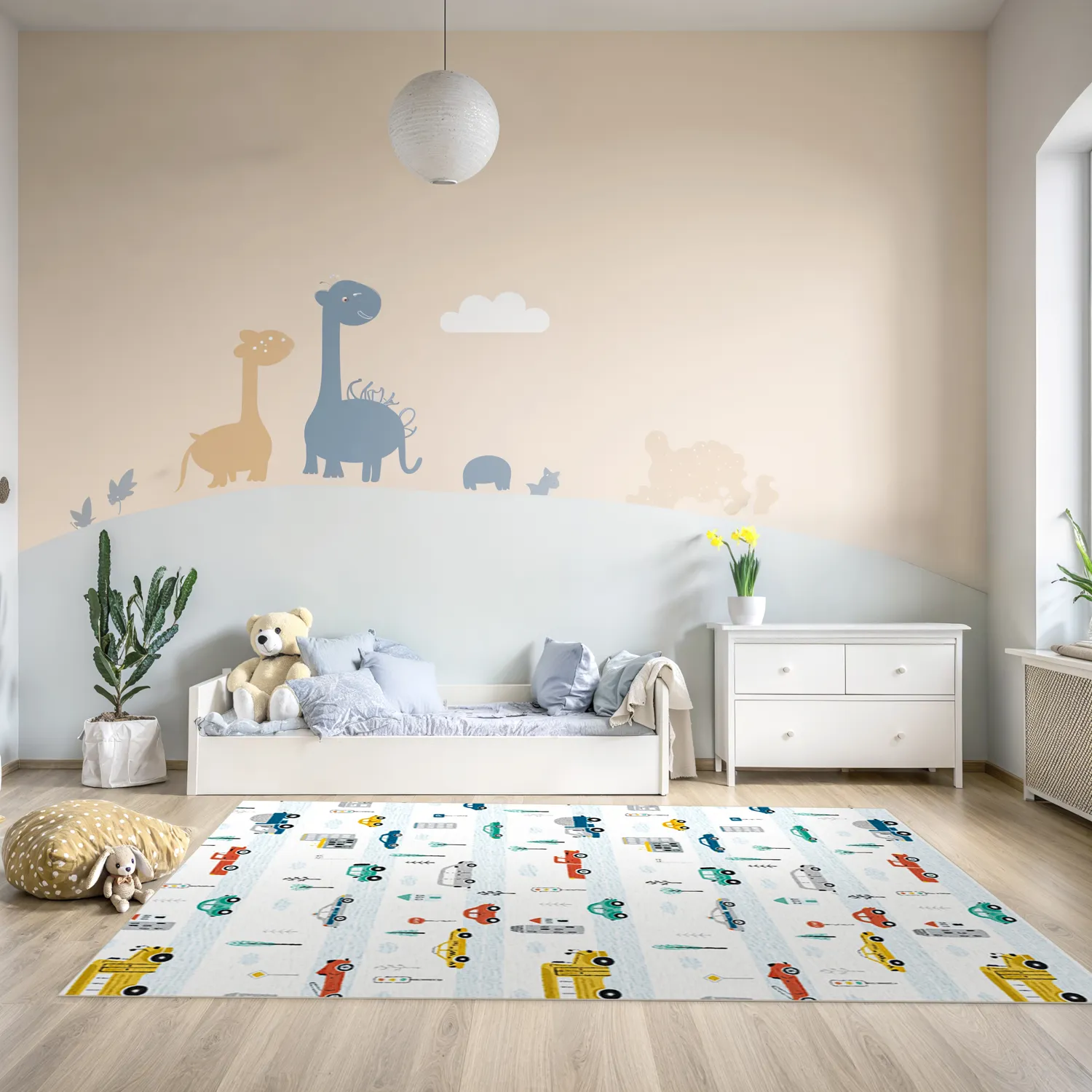 Gyermek szőnyeg - Road Cars (multi)