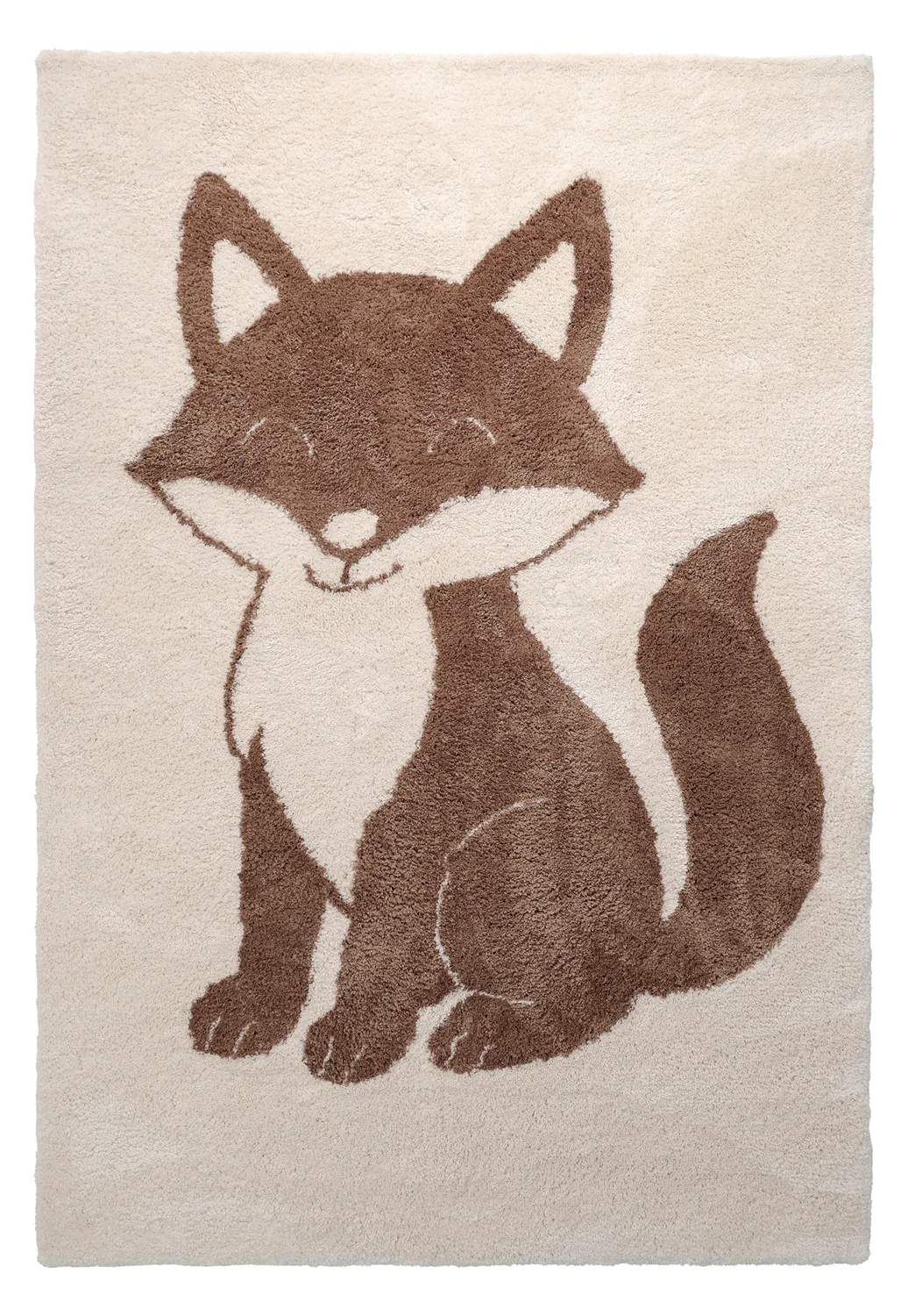 Gyerekszőnyeg - Soft Fox (krém/barna)