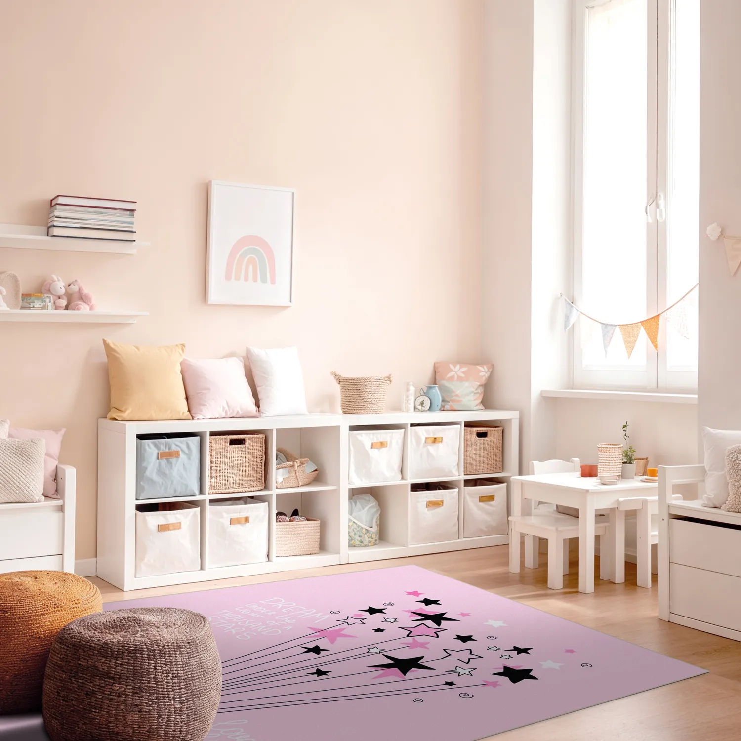 Gyermek szőnyeg - Atlas Teddybear (rosa)