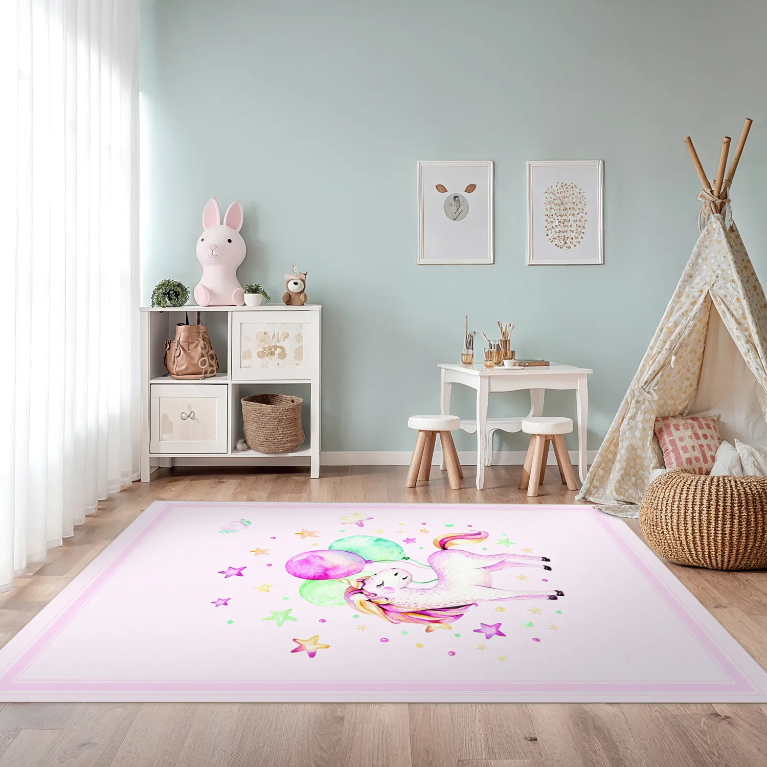 Gyermek szőnyeg - Atlas Teddybear (rosa)